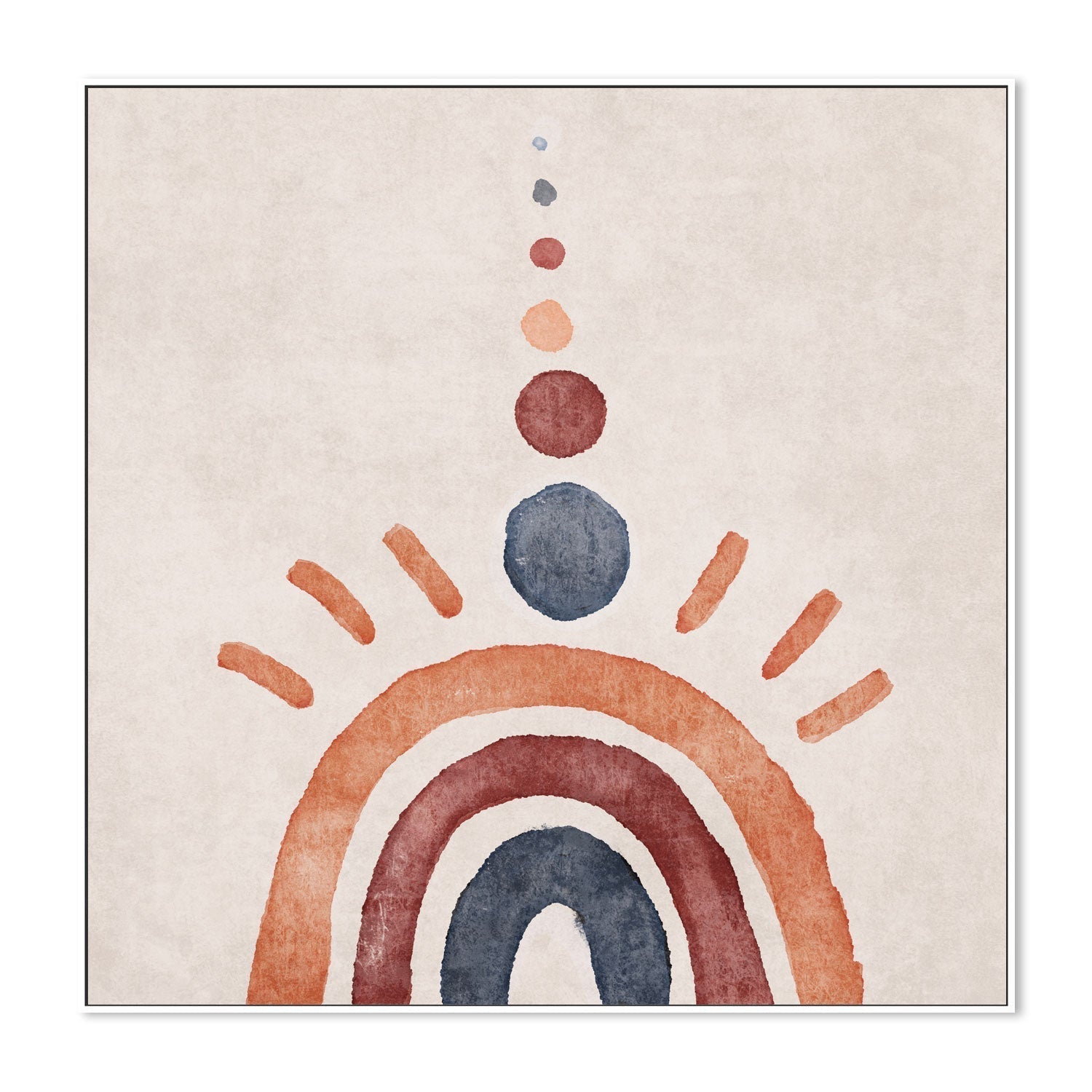 wall-art-print-canvas-poster-framed-Rustic Rainbow , By Emel Tunaboylu-GIOIA-WALL-ART