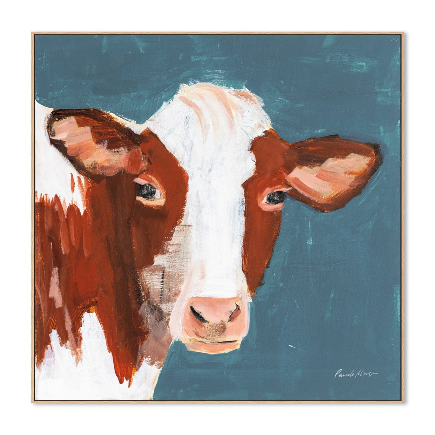 wall-art-print-canvas-poster-framed-Rusty Blue-by-Pamela Munger-Gioia Wall Art