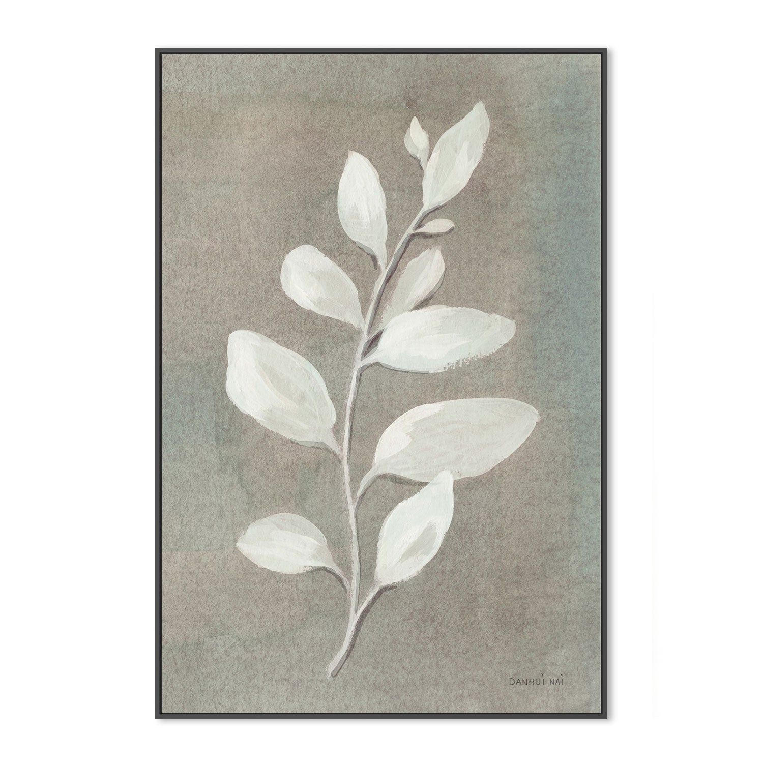 wall-art-print-canvas-poster-framed-Sage Leaves, Gray-by-Danhui Nai-Gioia Wall Art