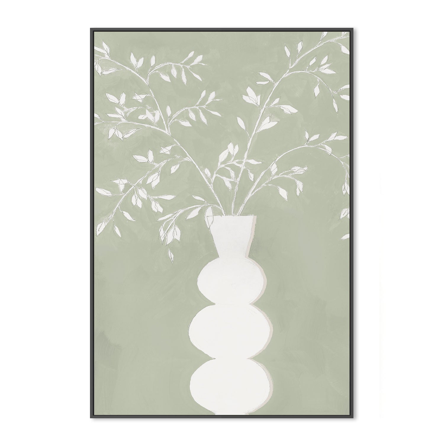 wall-art-print-canvas-poster-framed-Sage Vase, Style A , By Aria K-3