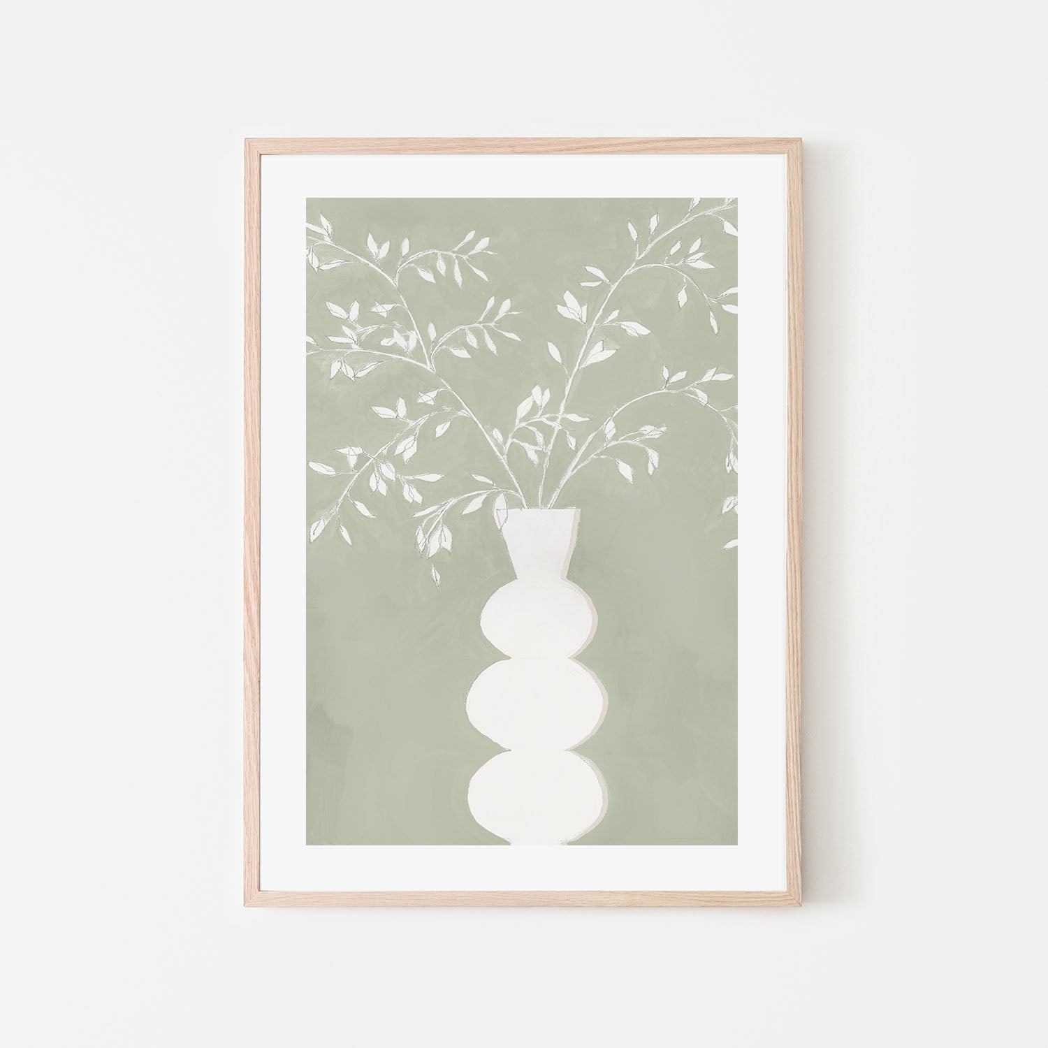 wall-art-print-canvas-poster-framed-Sage Vase, Style A , By Aria K-6
