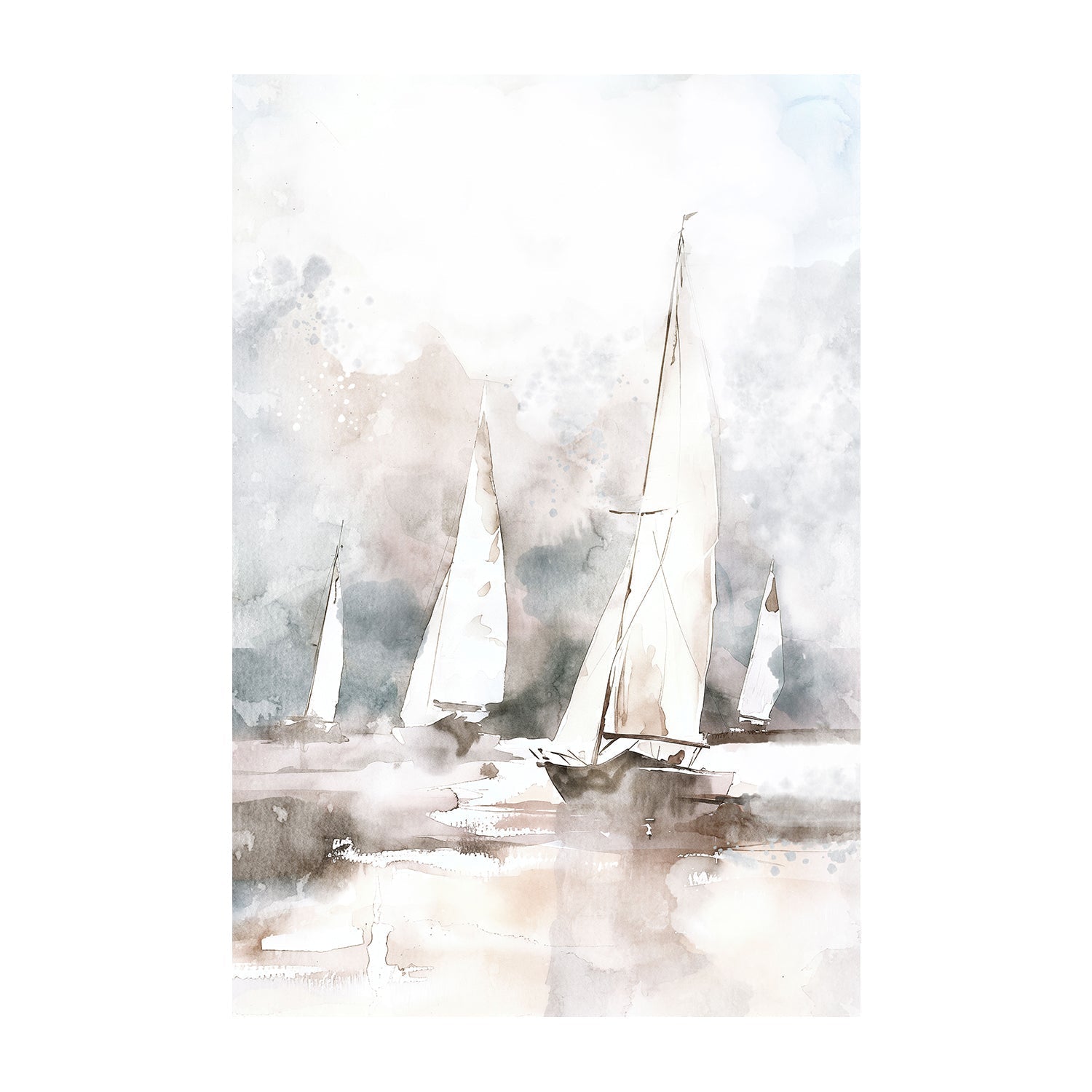 wall-art-print-canvas-poster-framed-Sail The Sea ,Style A, By Nina Blue-1