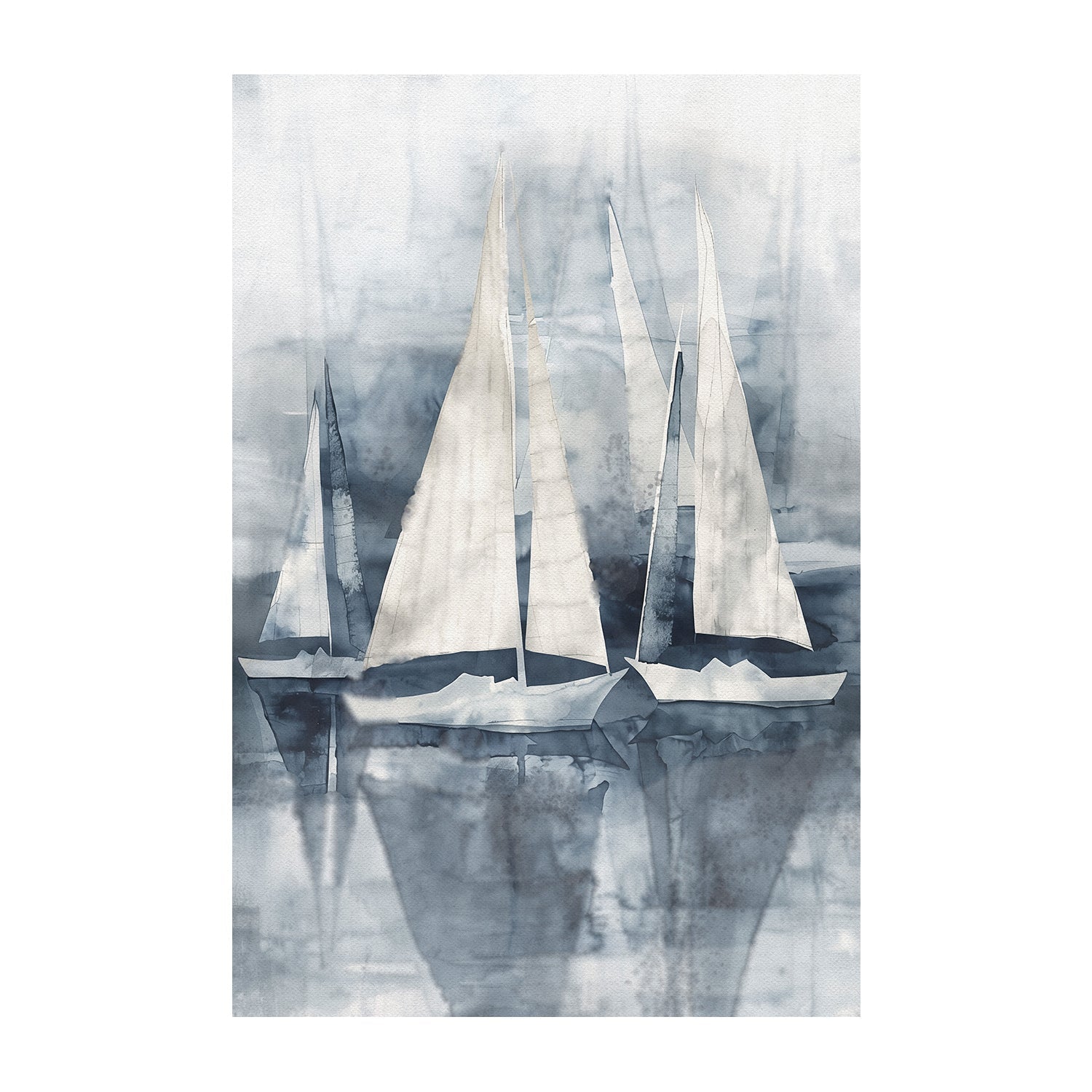 wall-art-print-canvas-poster-framed-Sail The Sea , Style B, By Nina Blue-1