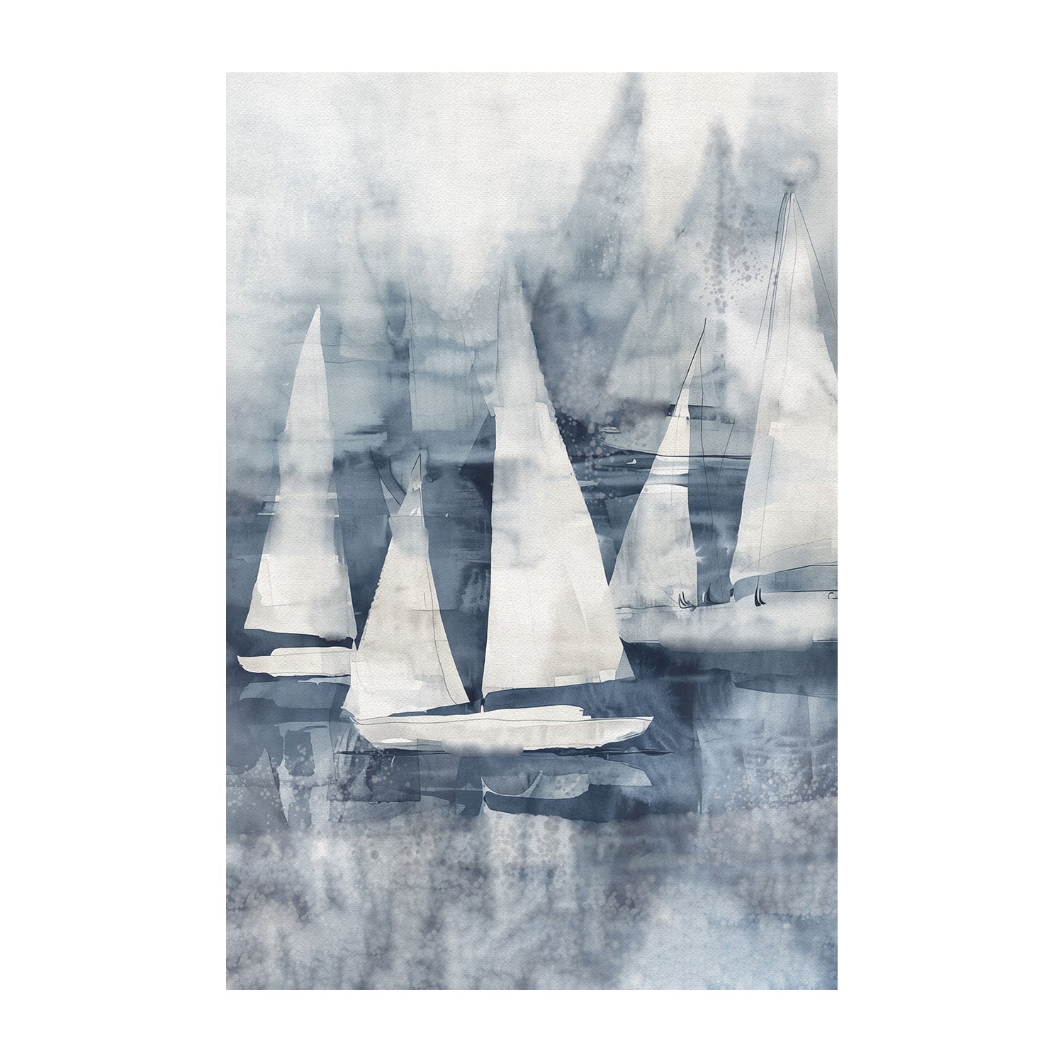 wall-art-print-canvas-poster-framed-Sail The Sea , Style C, By Nina Blue-2