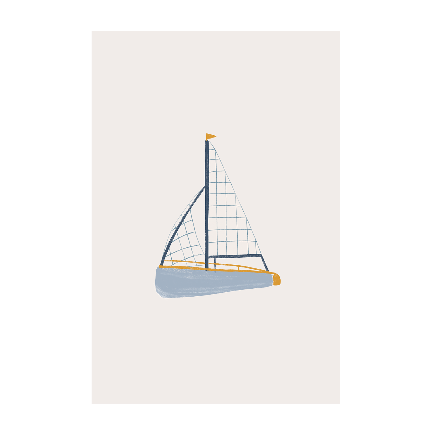 wall-art-print-canvas-poster-framed-Sailing Boat , By Menina Lisboa-1