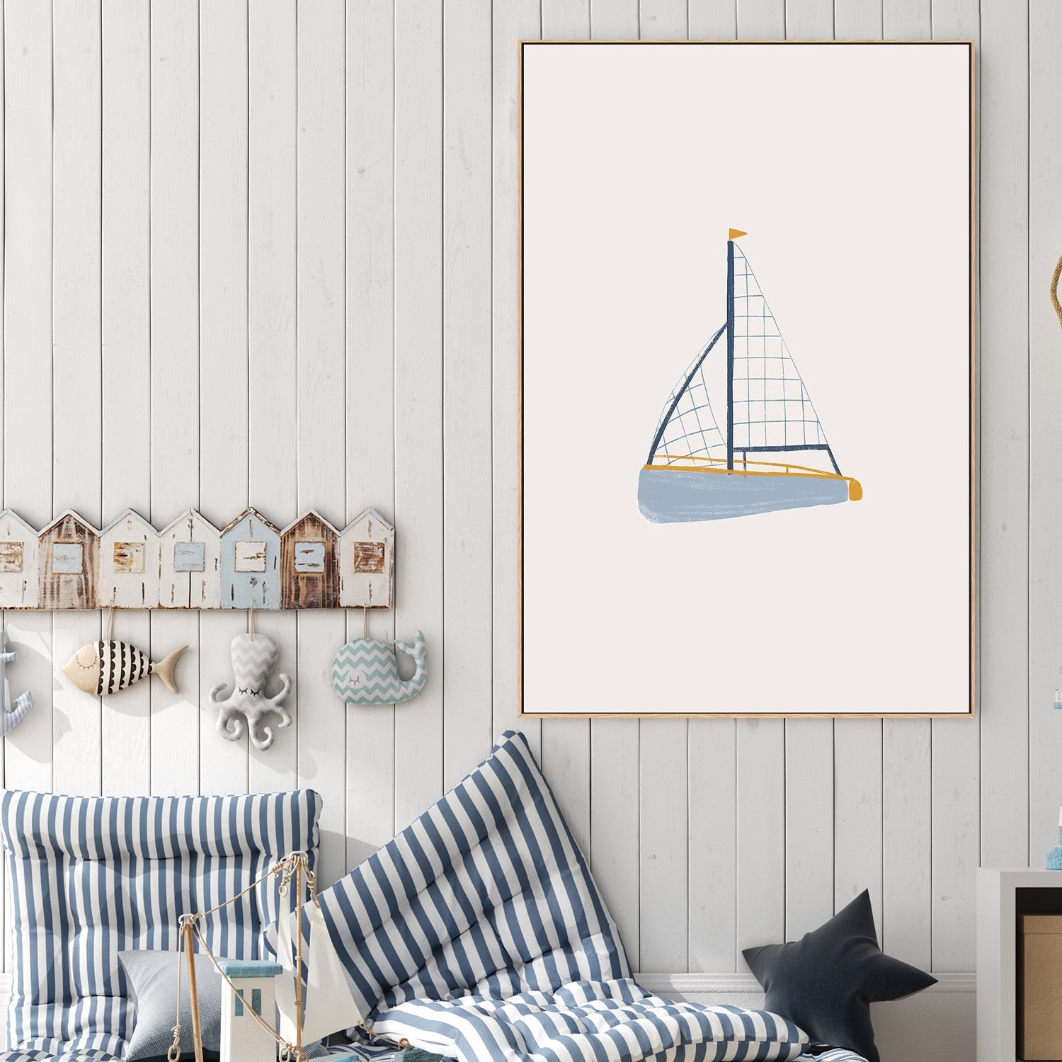 wall-art-print-canvas-poster-framed-Sailing Boat , By Menina Lisboa-2
