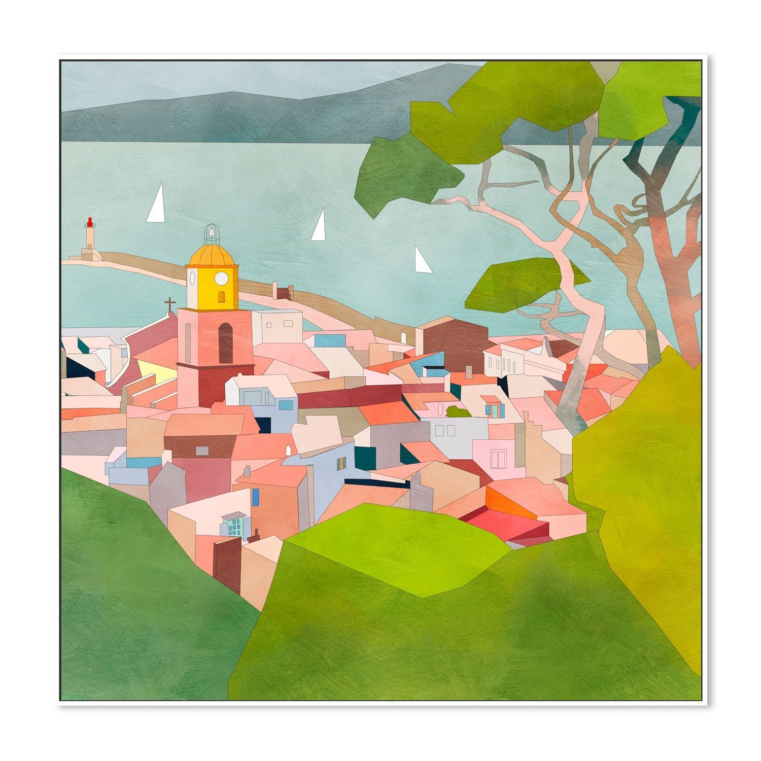wall-art-print-canvas-poster-framed-Saint Tropez , By Ana Rut Bre-5