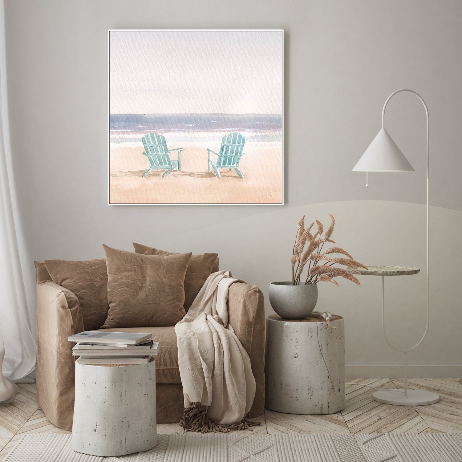 wall-art-print-canvas-poster-framed-Salento Coast, Style B-by-James Wiens-Gioia Wall Art