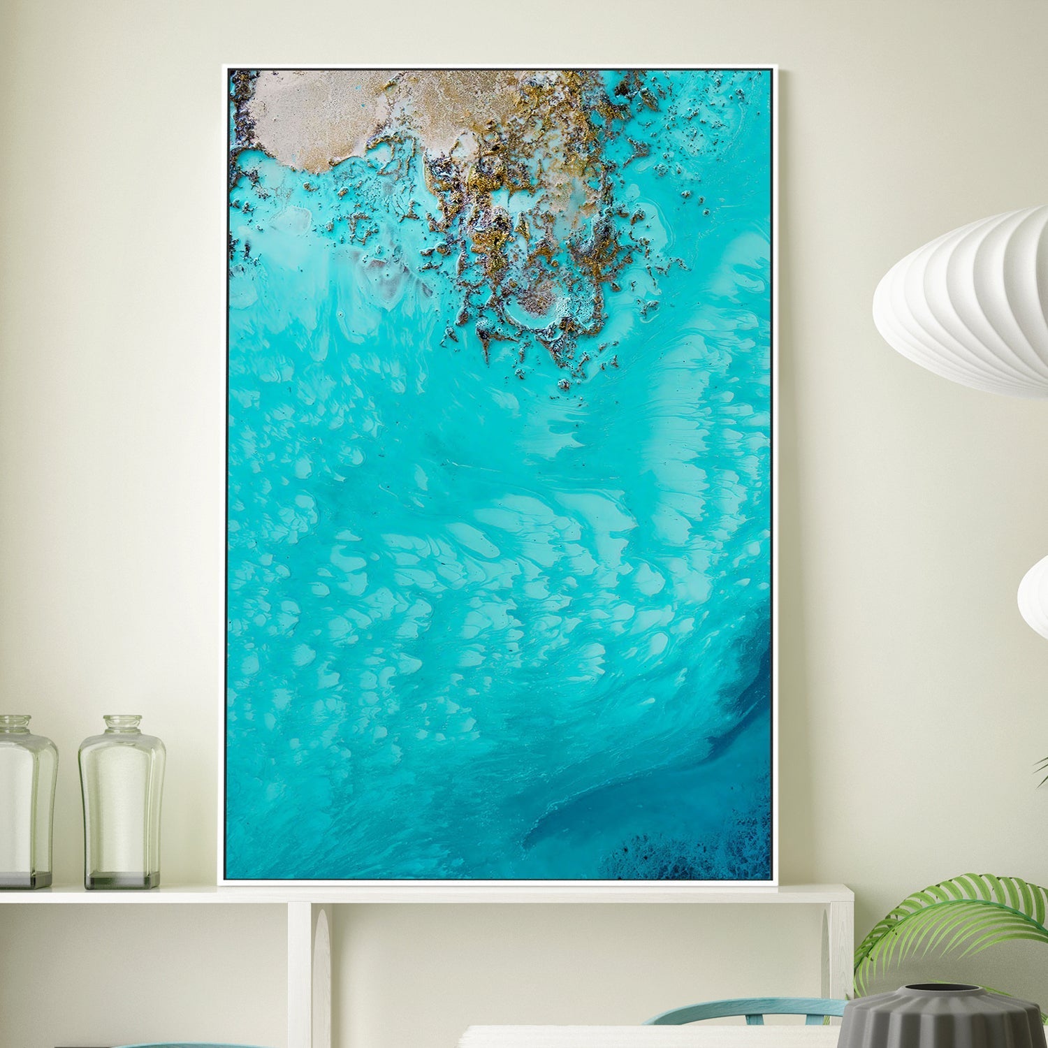 wall-art-print-canvas-poster-framed-Salt Water Passage, Style A , By Petra Meikle-2