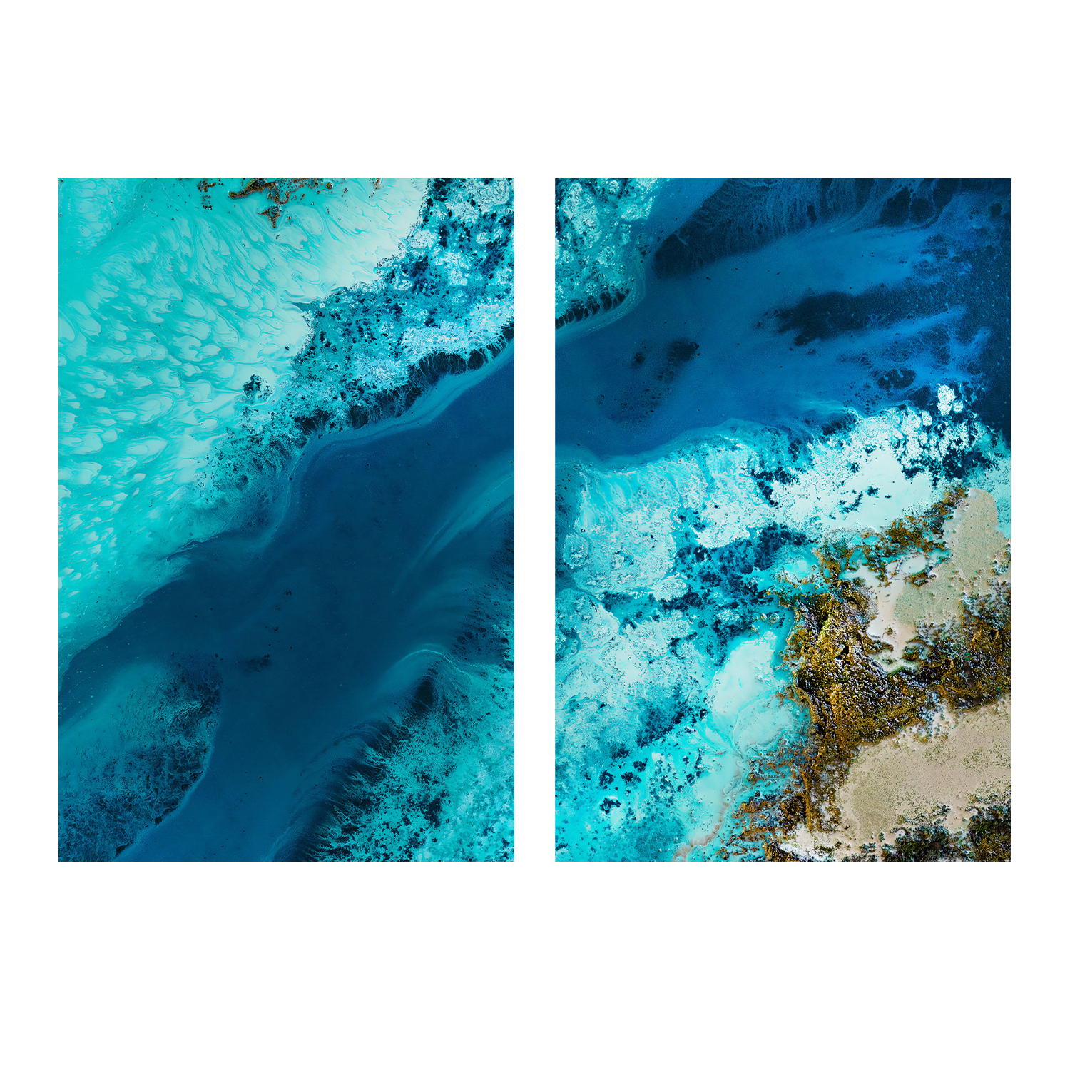 wall-art-print-canvas-poster-framed-Salt Water Passage, Style B & C, Set Of 2 , By Petra Meikle-1