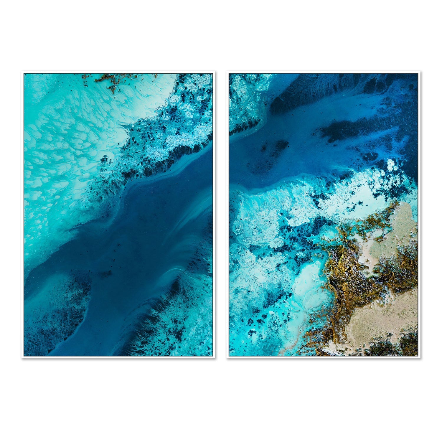 wall-art-print-canvas-poster-framed-Salt Water Passage, Style B & C, Set Of 2 , By Petra Meikle-5