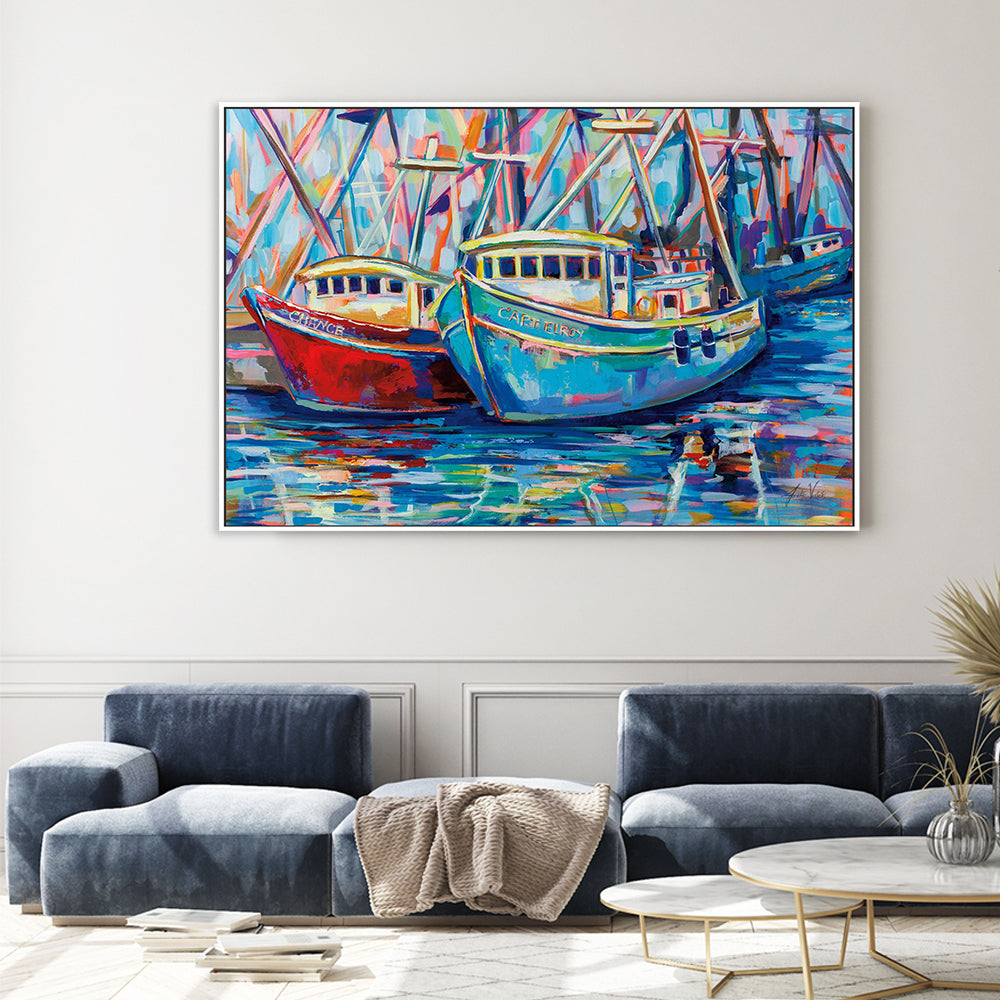 wall-art-print-canvas-poster-framed-Salty Duo-by-Jeanette Vertentes-Gioia Wall Art