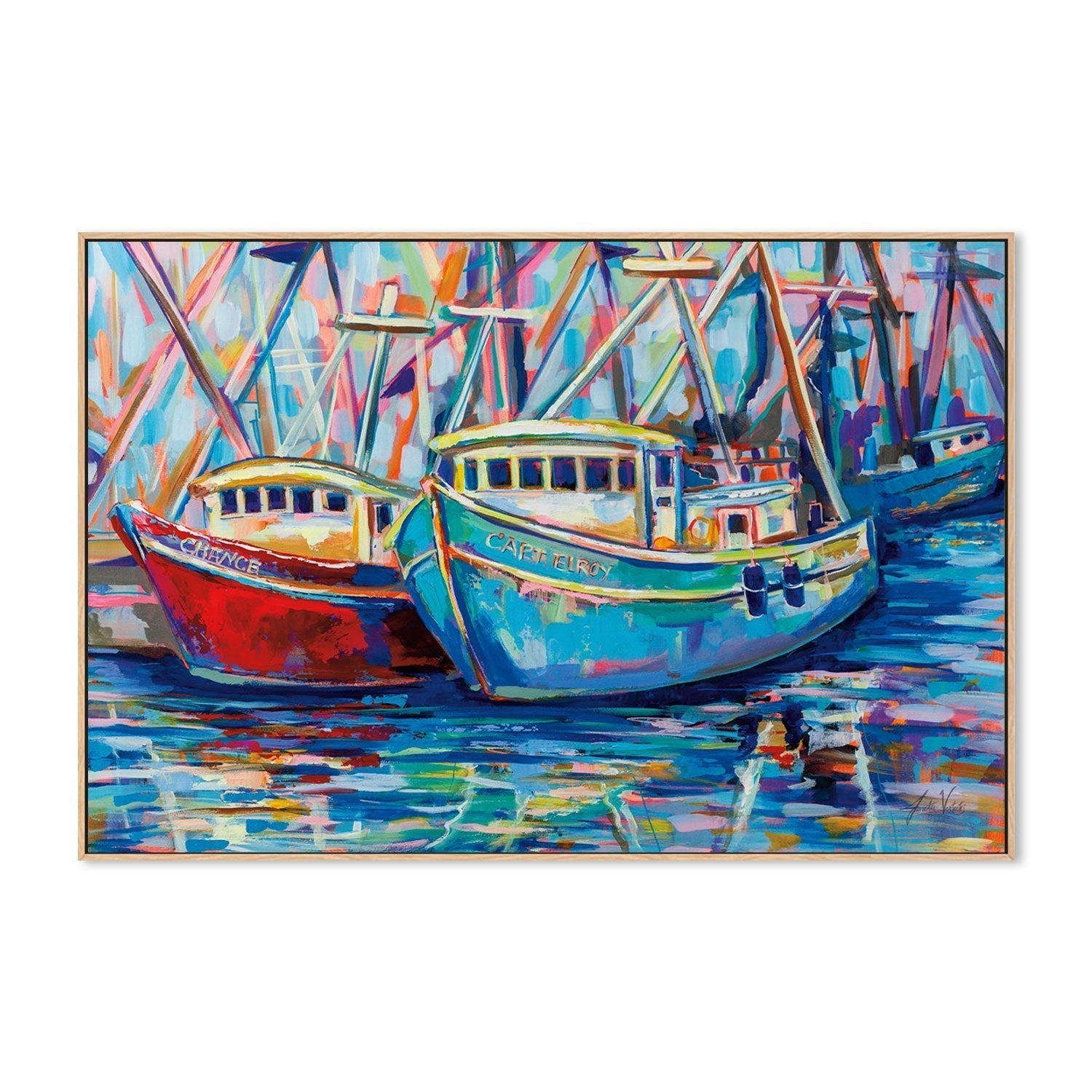 wall-art-print-canvas-poster-framed-Salty Duo-by-Jeanette Vertentes-Gioia Wall Art
