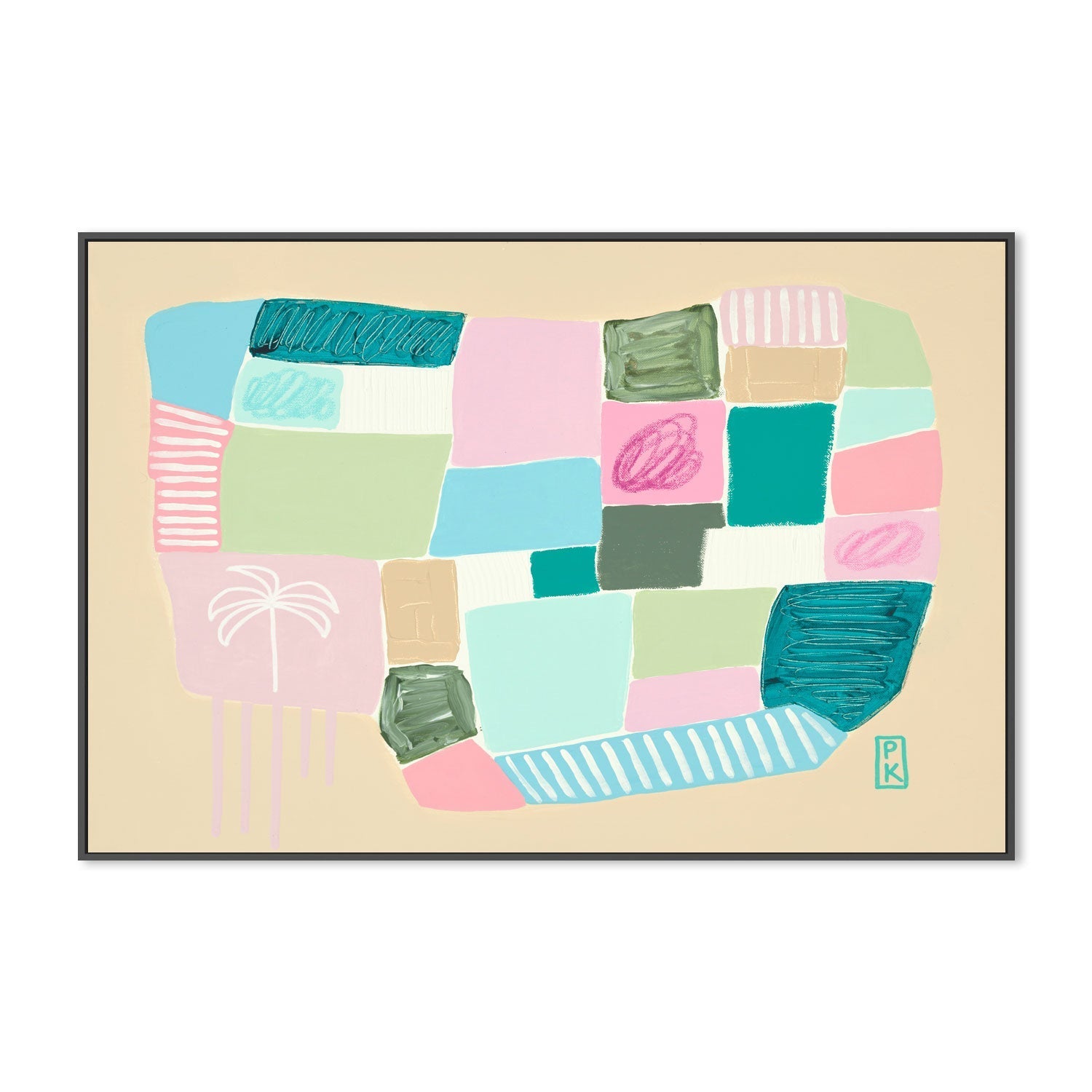 wall-art-print-canvas-poster-framed-Salty Kisses , By Poppy Key-3