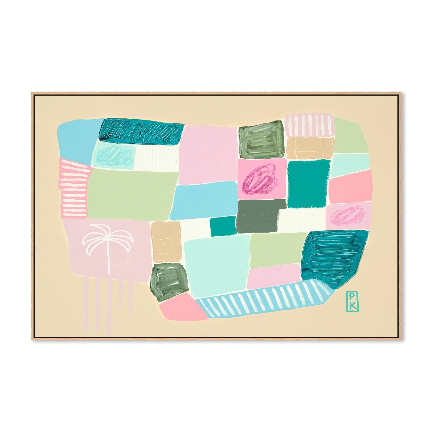 wall-art-print-canvas-poster-framed-Salty Kisses , By Poppy Key-4