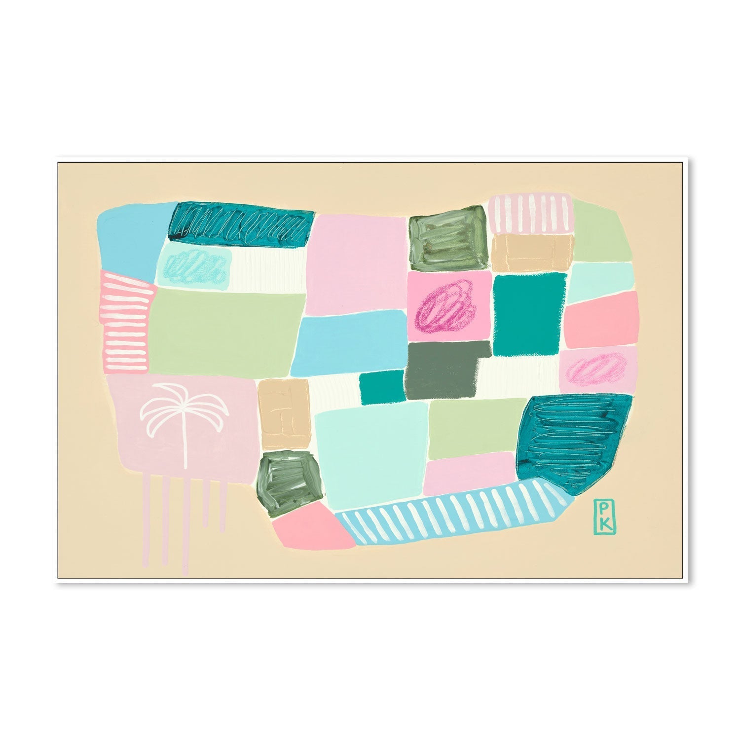 wall-art-print-canvas-poster-framed-Salty Kisses , By Poppy Key-5
