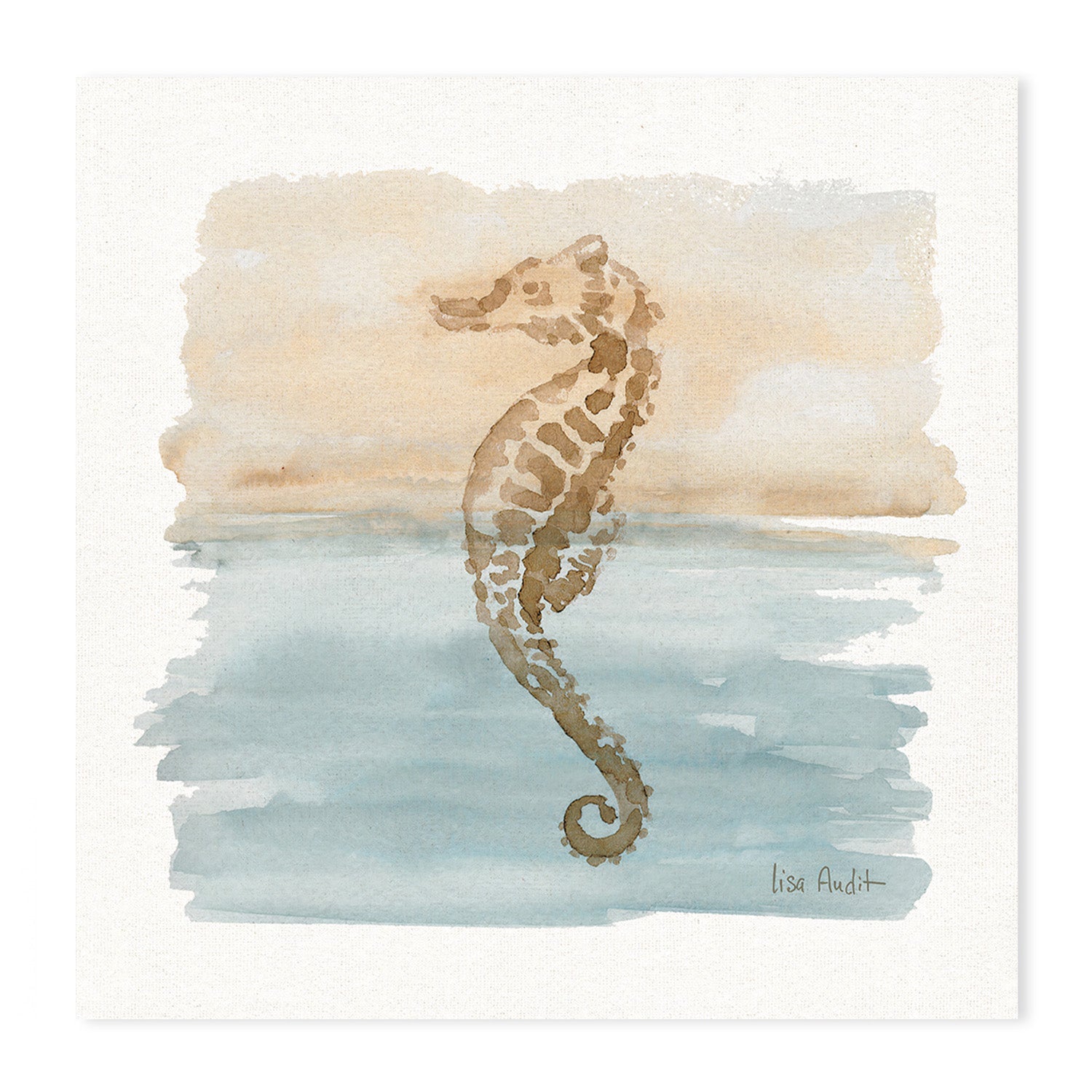 wall-art-print-canvas-poster-framed-Sand And Sea, Style A & B, Set Of 2 , By Lisa Audit-GIOIA-WALL-ART