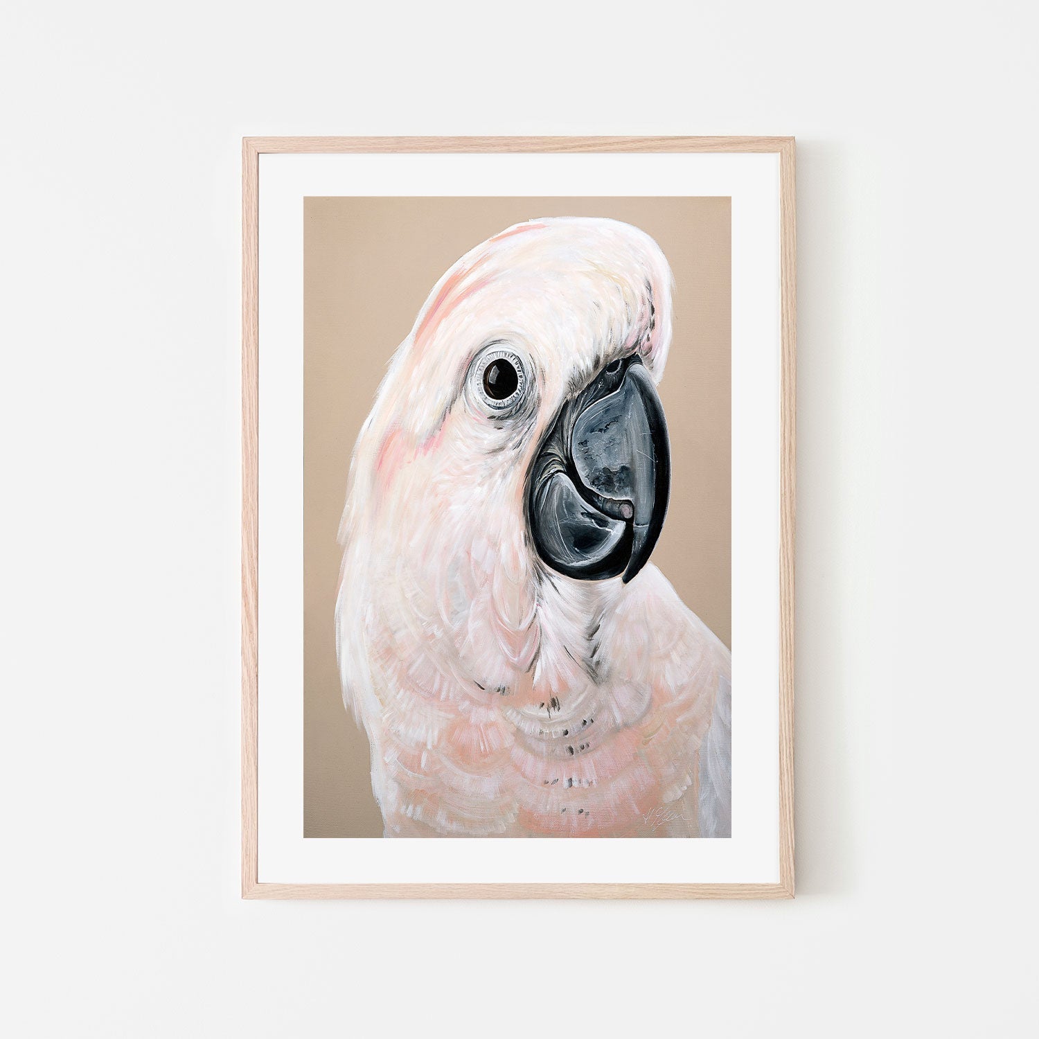 wall-art-print-canvas-poster-framed-Sand Cockatoo , By Heylie Morris-GIOIA-WALL-ART