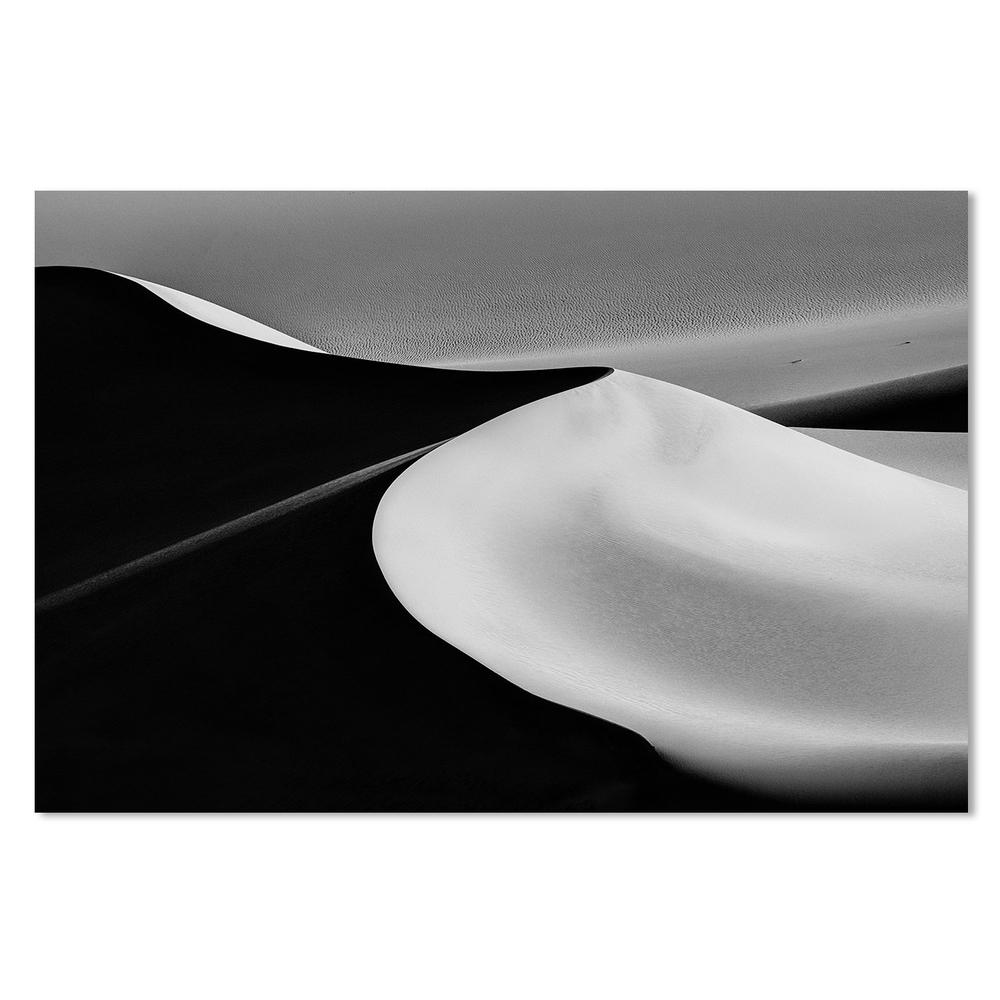 Sand Dunes, by Jenny Qiu-Framed-Canvas-Print-Poster-Gioia Wall Art