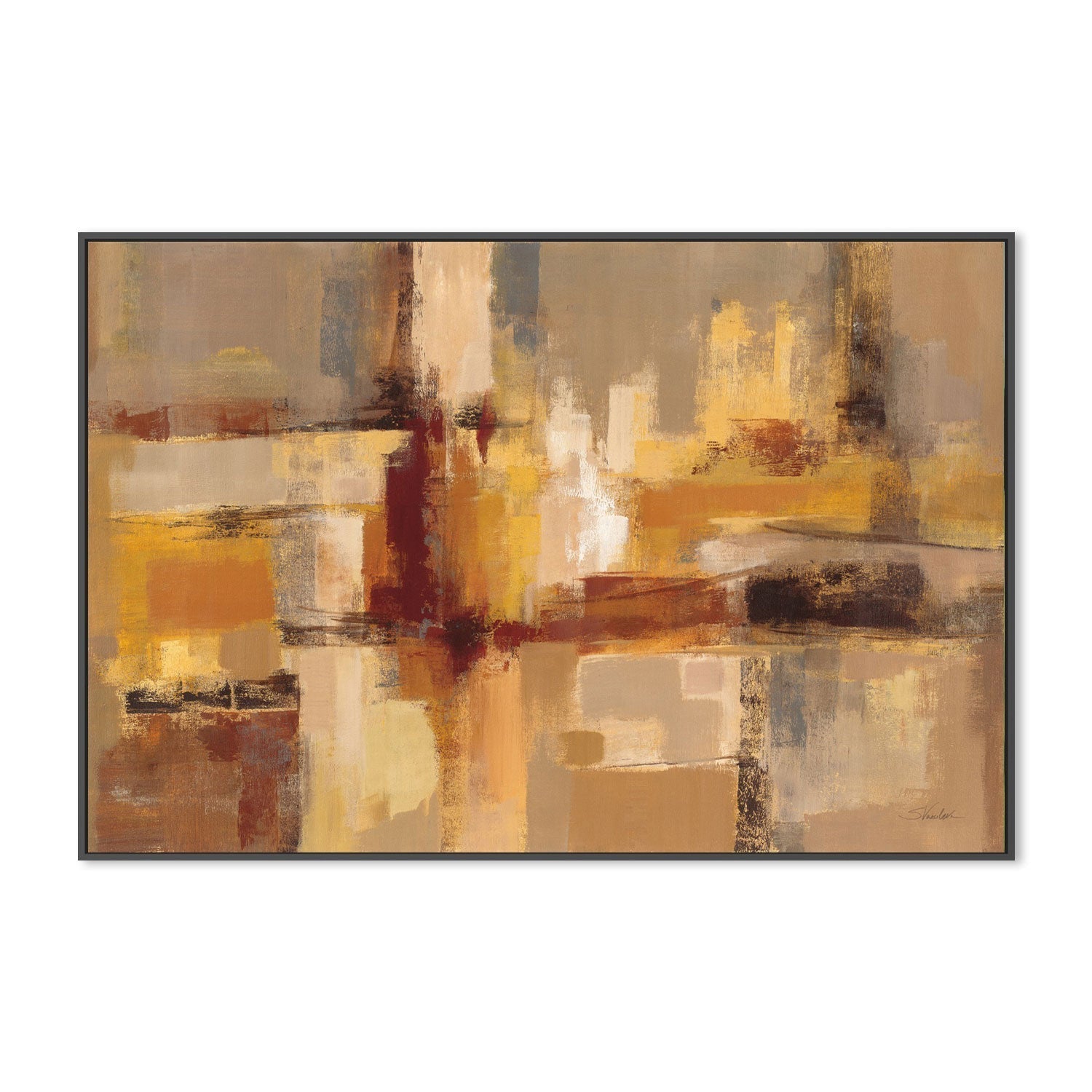 wall-art-print-canvas-poster-framed-Sandcastles-by-Silvia Vassileva-Gioia Wall Art