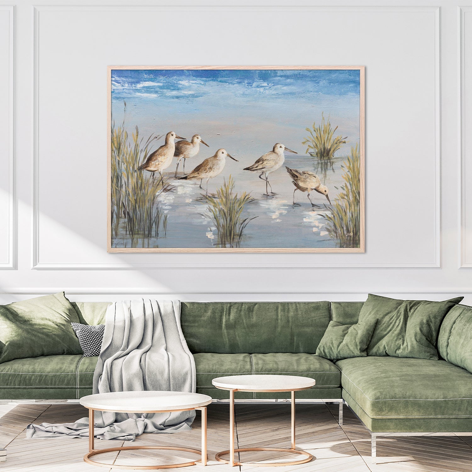 wall-art-print-canvas-poster-framed-Sandpiper Stroll-8