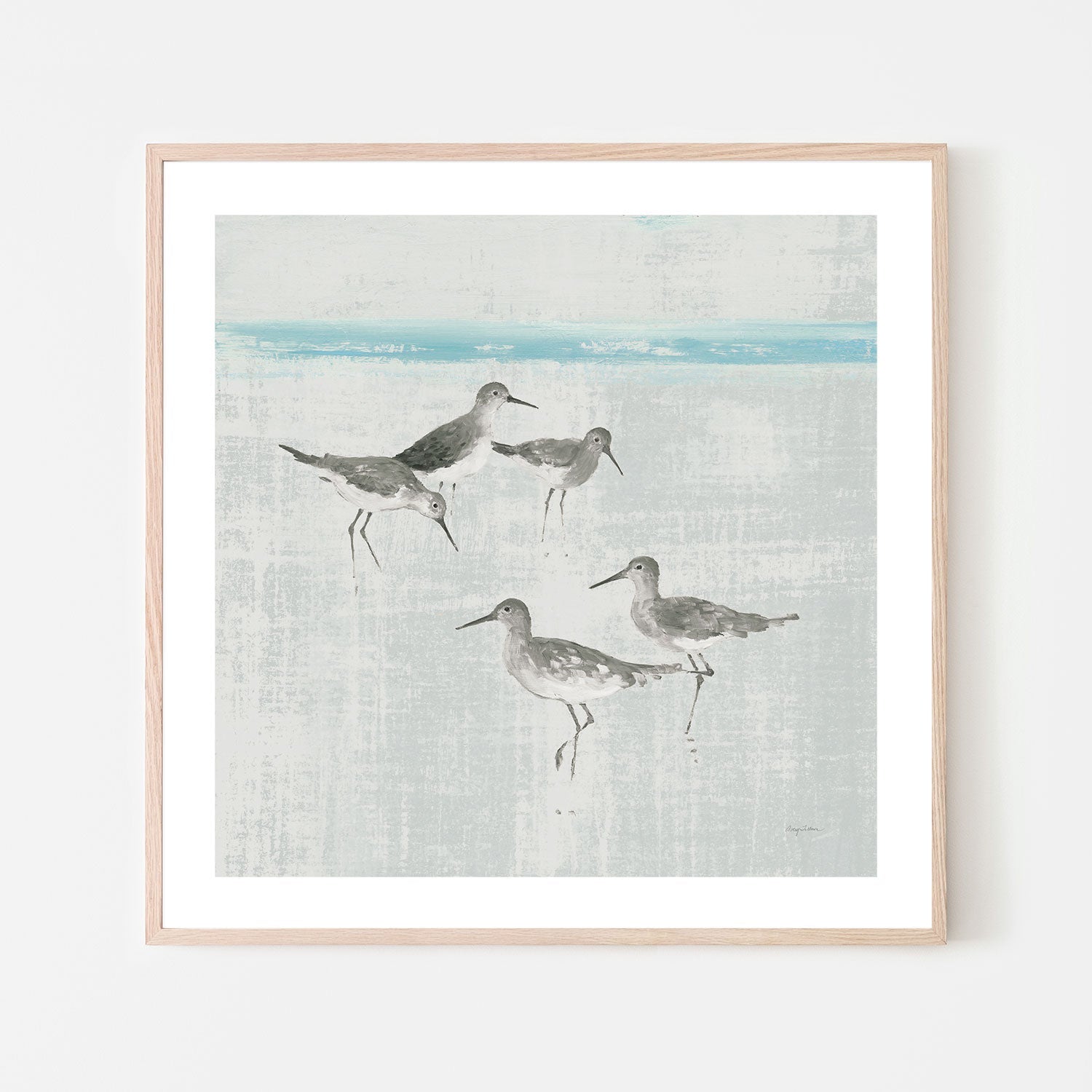 wall-art-print-canvas-poster-framed-Sandpipers, Style B , By Avery Tilmon-GIOIA-WALL-ART