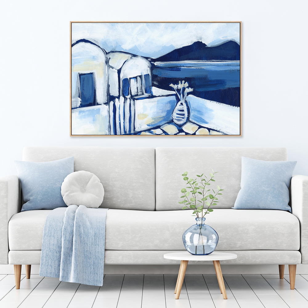 wall-art-print-canvas-poster-framed-Santorini Views , Style A, By Jetty Home , By Jetty Home-2