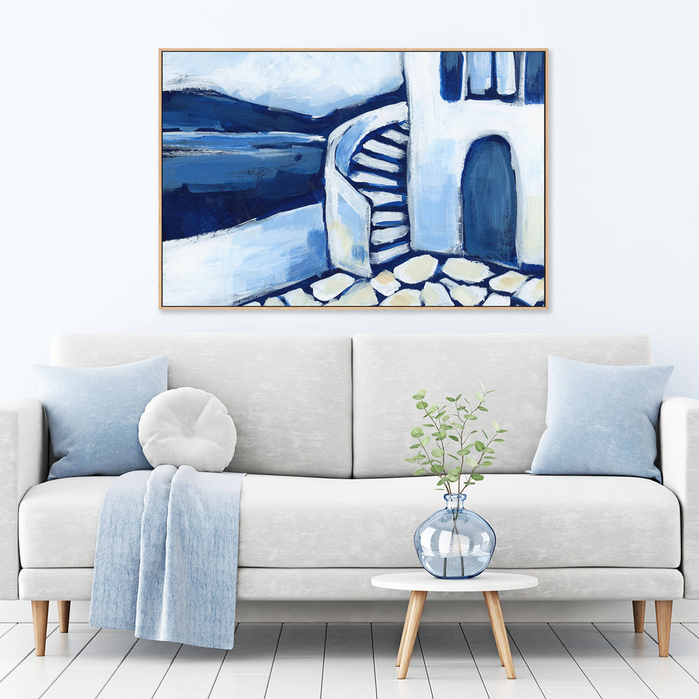 wall-art-print-canvas-poster-framed-Santorini Views , Style B, By Jetty Home , By Jetty Home-2
