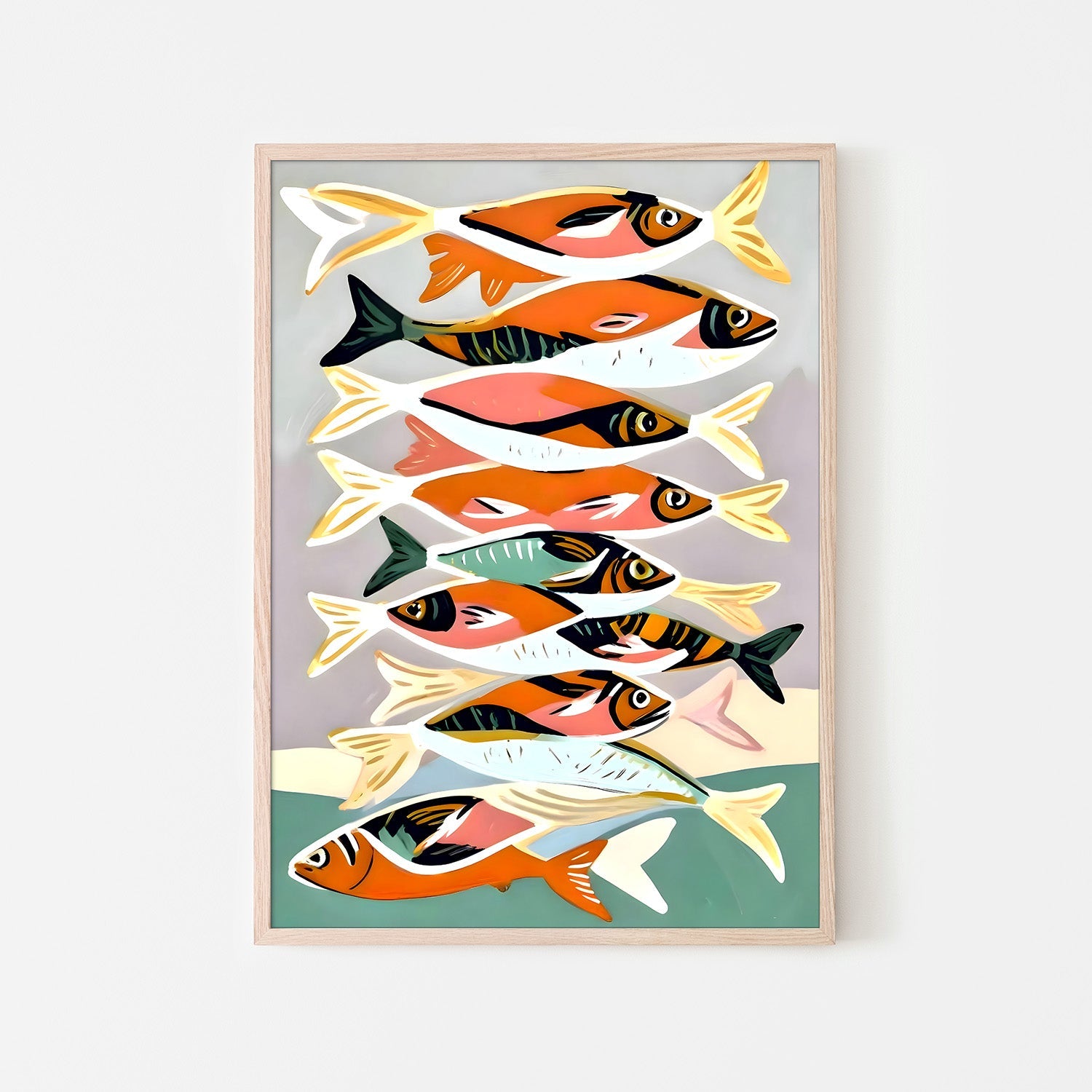 wall-art-print-canvas-poster-framed-Sardines, Style B-6