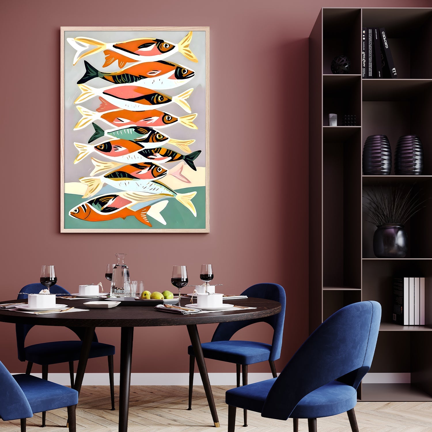 wall-art-print-canvas-poster-framed-Sardines, Style B-9