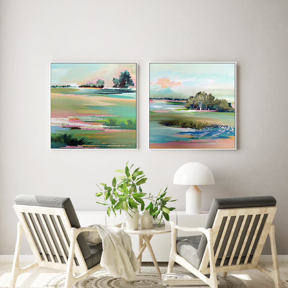 wall-art-print-canvas-poster-framed-Scenery, Style B & C, Set Of 2 , By Amelia Aveline-7