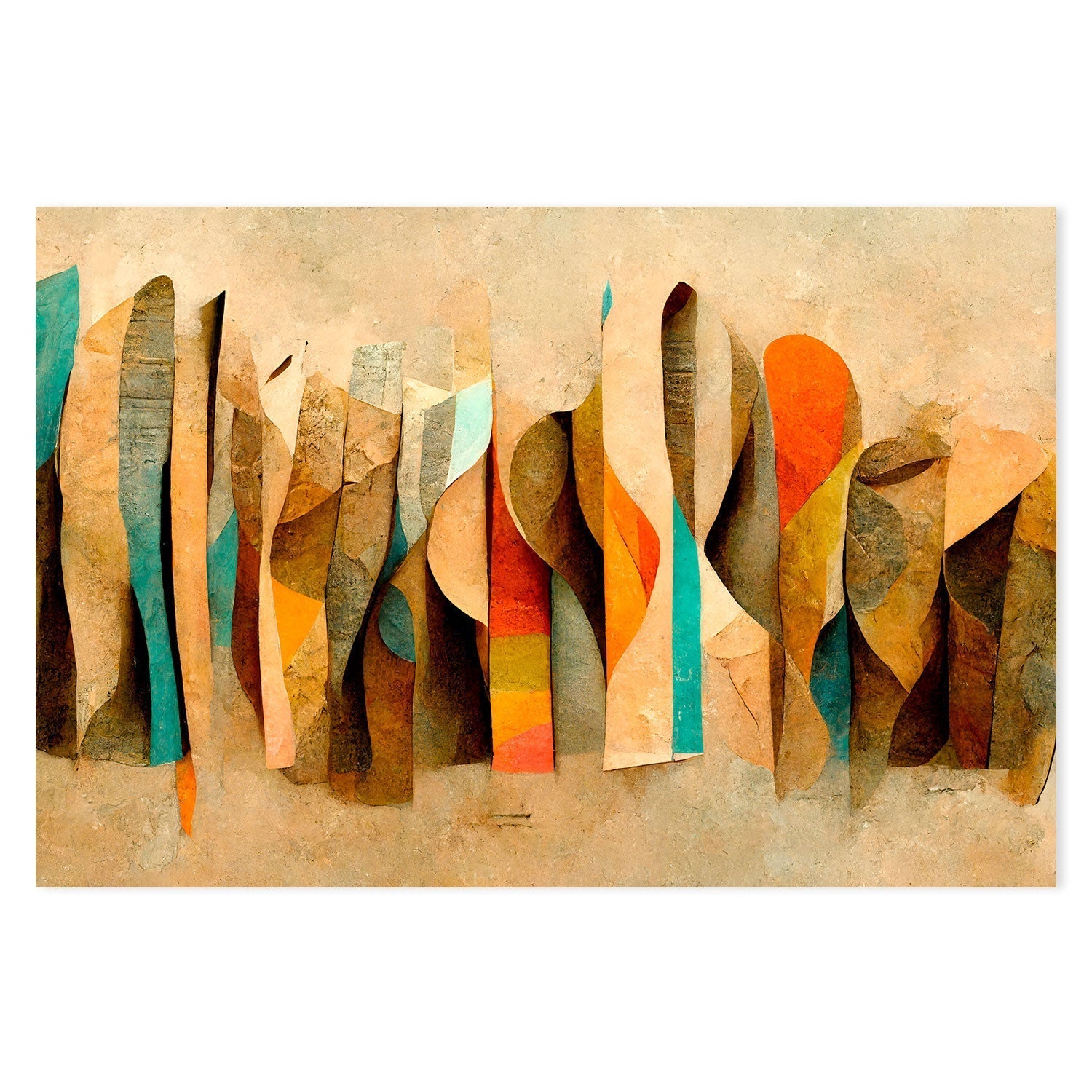 wall-art-print-canvas-poster-framed-Scrolls , By Treechild-GIOIA-WALL-ART
