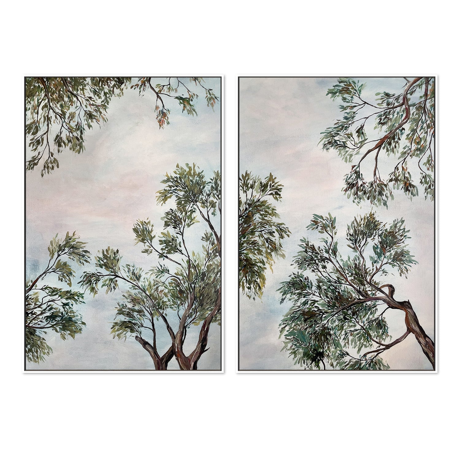 wall-art-print-canvas-poster-framed-Scrubby Corner Canopy, Style A & B, Set Of 2 , By Dear Musketeer Studio-5