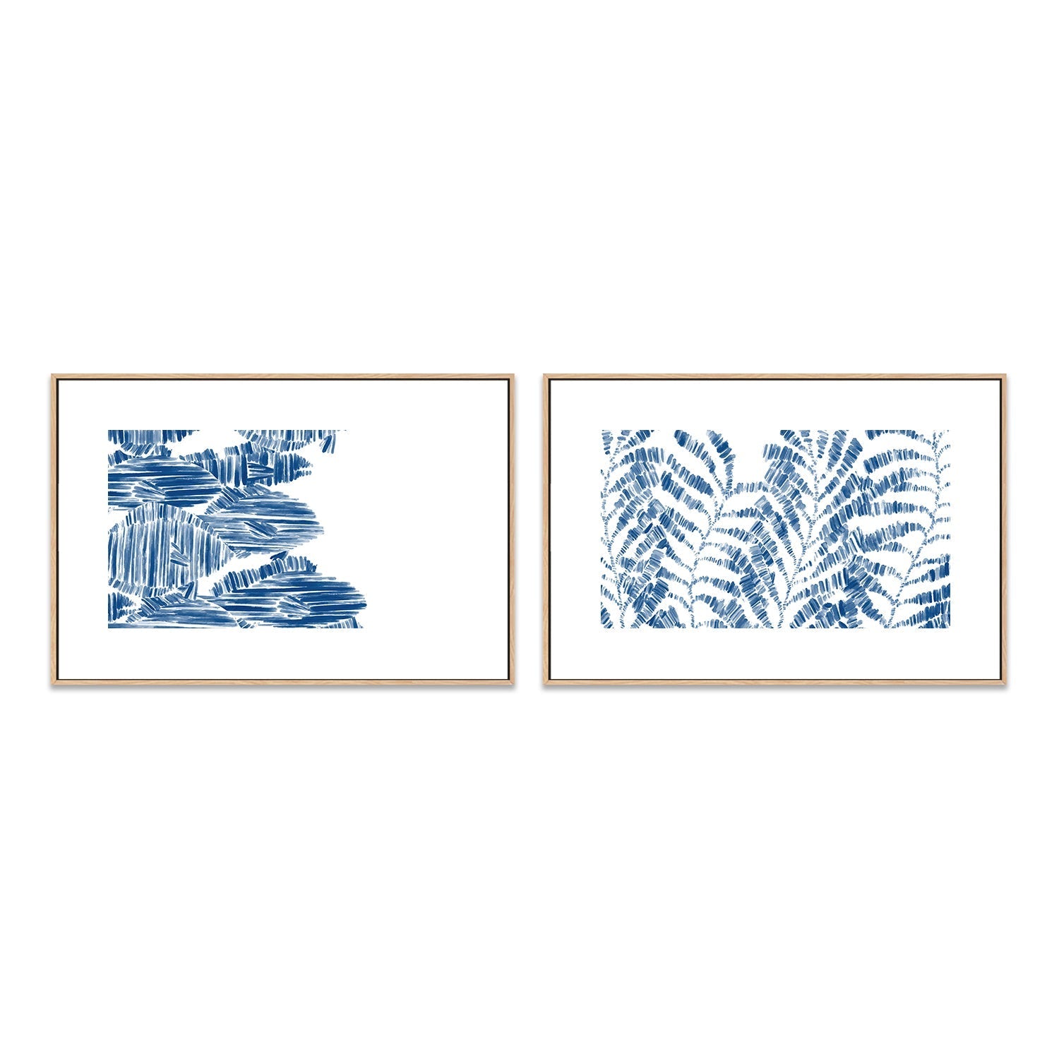 wall-art-print-canvas-poster-framed-Sea Life Rhythm-Seaweed Mantle, Set Of 2 , By Jetty Home-6
