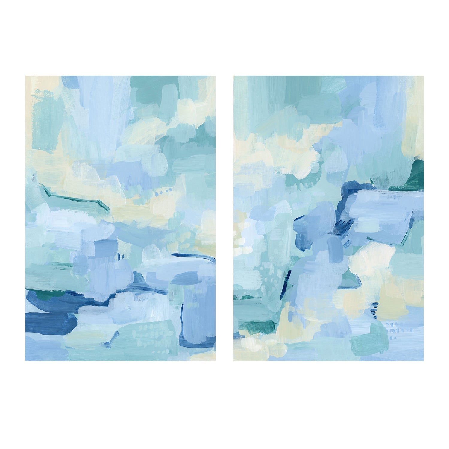 wall-art-print-canvas-poster-framed-Seafarer Blues , Style A & B , Set Of 2 , By Jetty Home-1