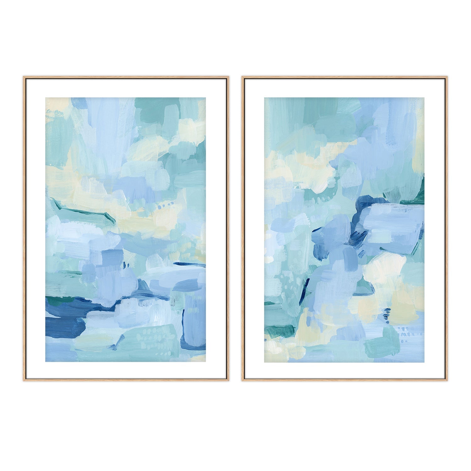 wall-art-print-canvas-poster-framed-Seafarer Blues , Style A & B , Set Of 2 , By Jetty Home-6