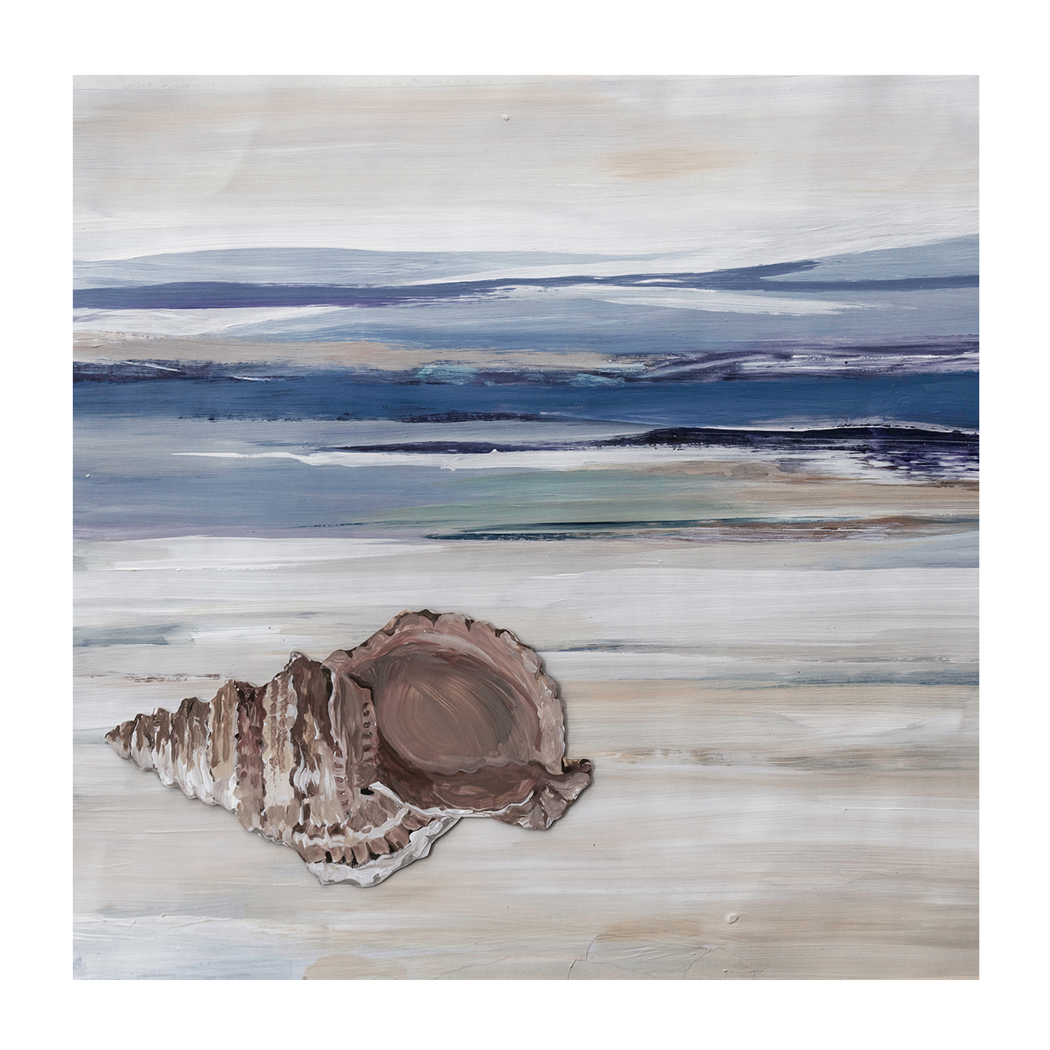 wall-art-print-canvas-poster-framed-Seashell Shore, Style B , By Amelia Aveline-1