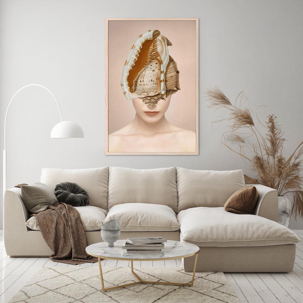wall-art-print-canvas-poster-framed-Seashell Woman-8