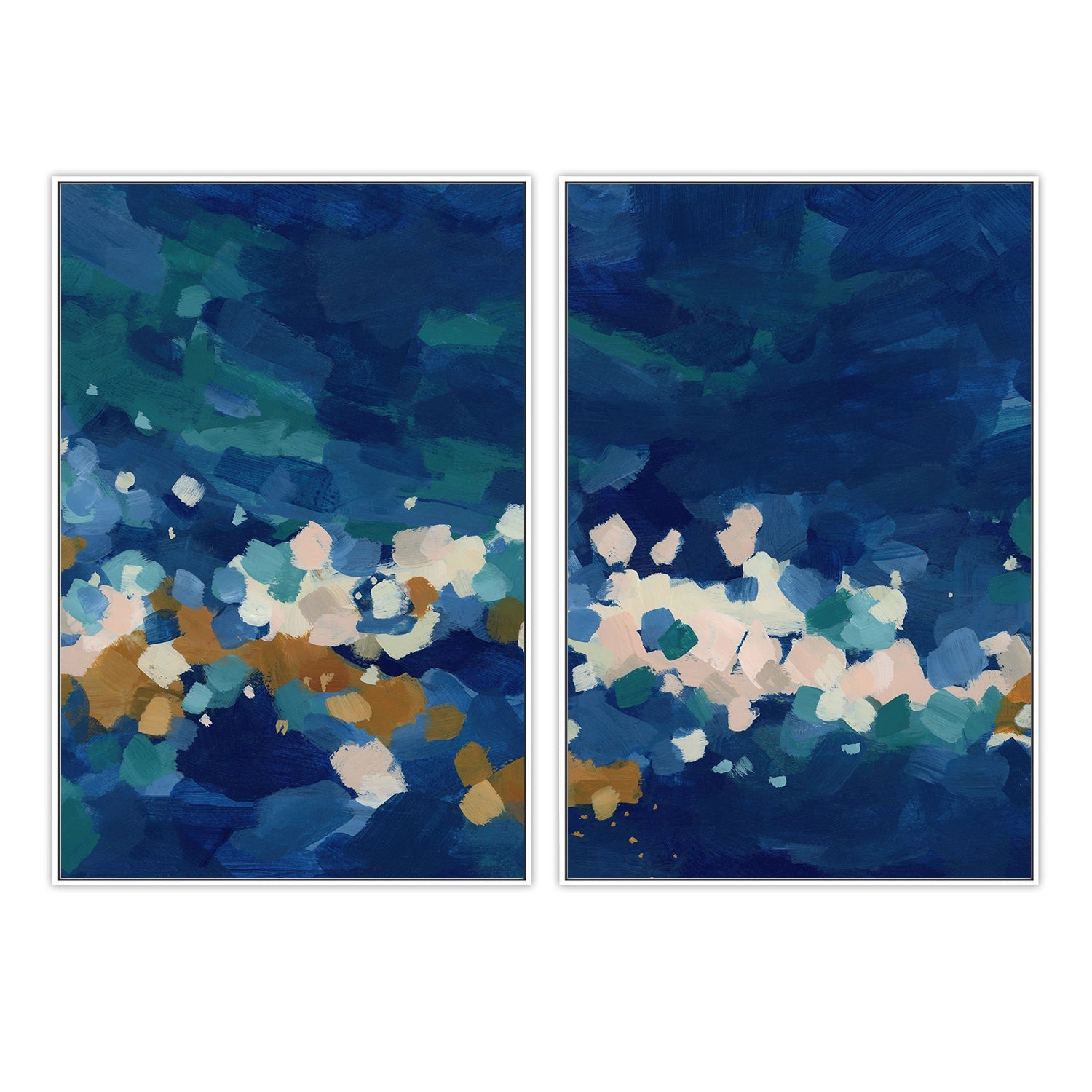 wall-art-print-canvas-poster-framed-Seaside Awakening , Style A & B , Set Of 2, By Jetty Home , By Jetty Home-5