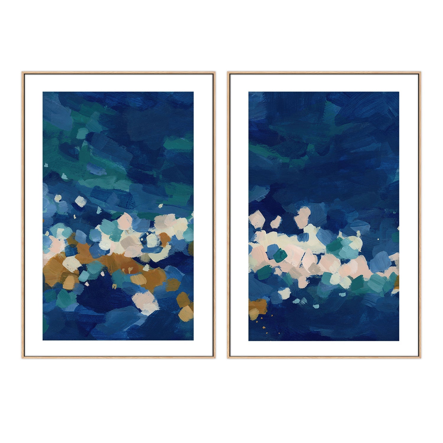 wall-art-print-canvas-poster-framed-Seaside Awakening , Style A & B , Set Of 2, By Jetty Home , By Jetty Home-6