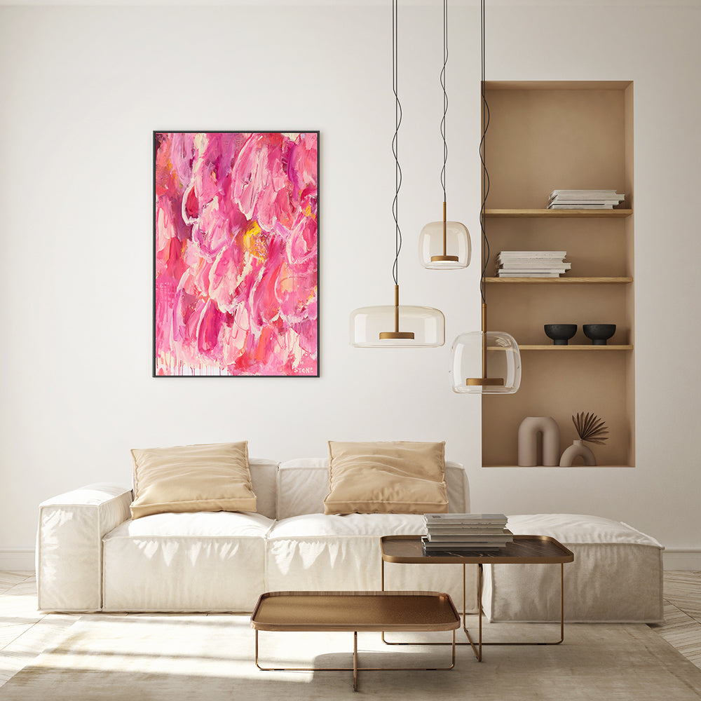 wall-art-print-canvas-poster-framed-Season Of Pink , By Belinda Stone-GIOIA-WALL-ART