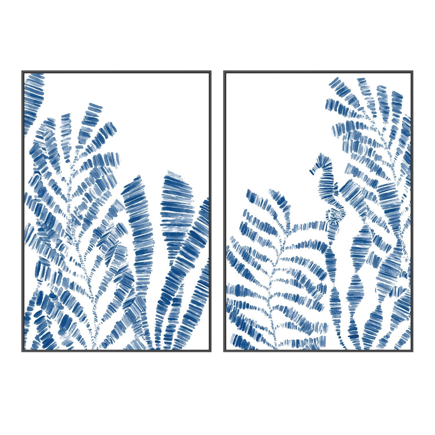 wall-art-print-canvas-poster-framed-Seaweed Mantle , Style A & B , Set Of 2 , By Jetty Home-3
