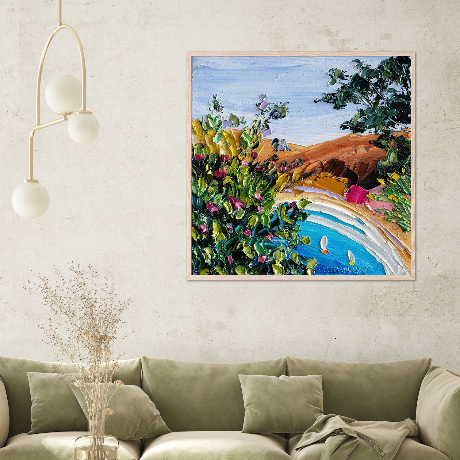 wall-art-print-canvas-poster-framed-Seeing Pink-7