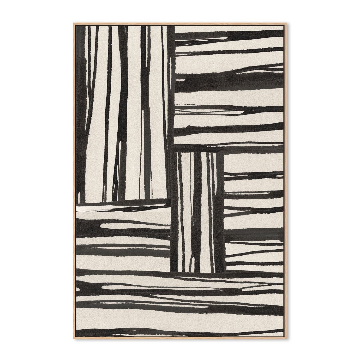 wall-art-print-canvas-poster-framed-Sentiment Stripes, Style B , By Chris Paschke-GIOIA-WALL-ART