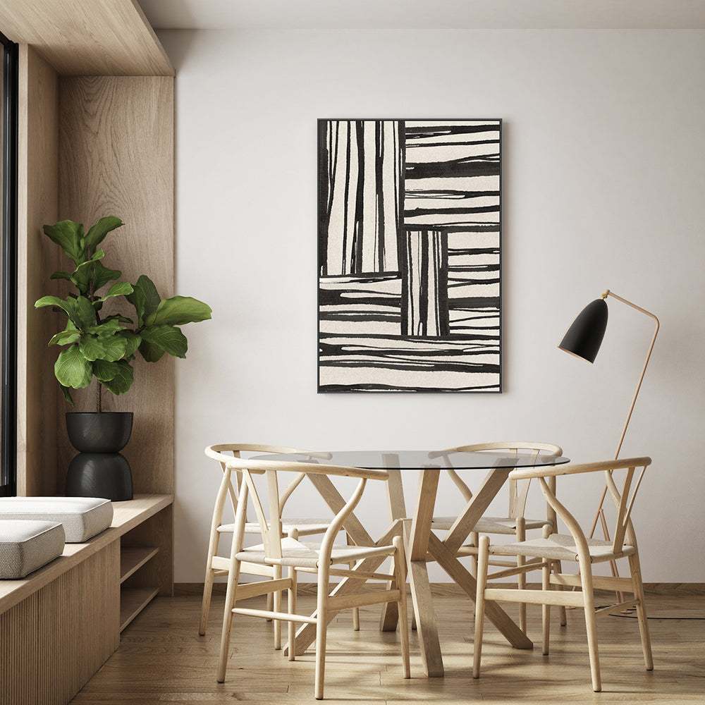 wall-art-print-canvas-poster-framed-Sentiment Stripes, Style B , By Chris Paschke-GIOIA-WALL-ART