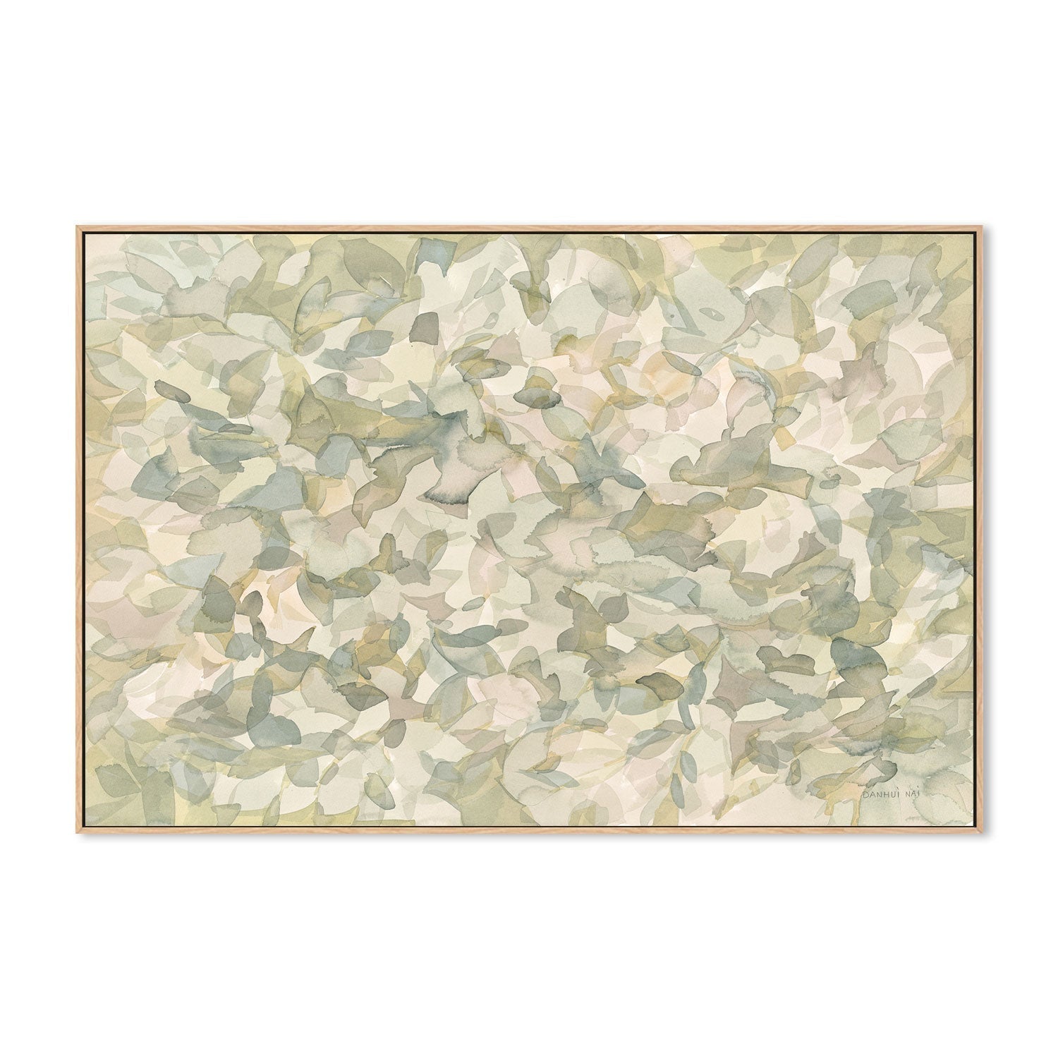 wall-art-print-canvas-poster-framed-Serene Abstract , By Danhui Nai-GIOIA-WALL-ART