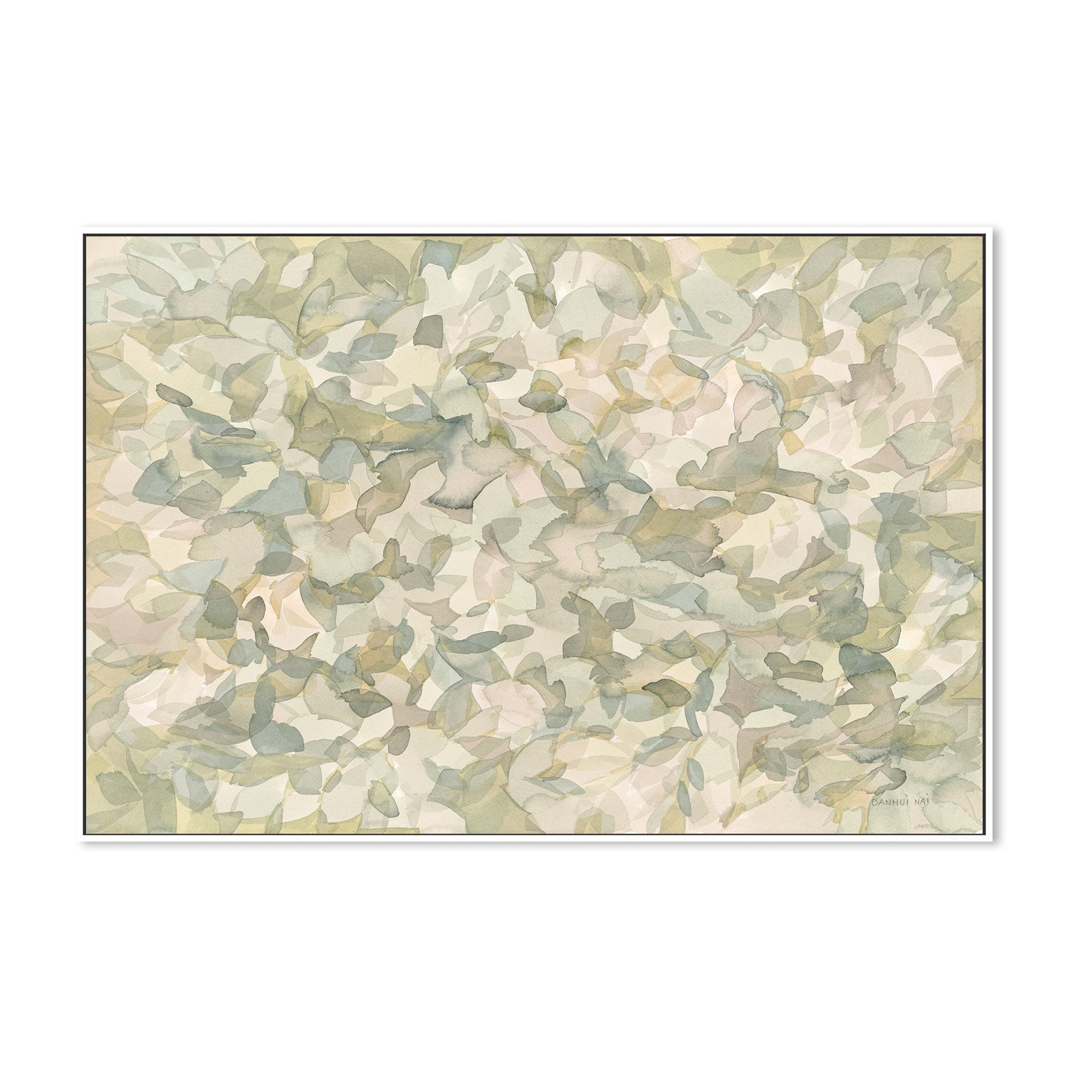 wall-art-print-canvas-poster-framed-Serene Abstract , By Danhui Nai-GIOIA-WALL-ART