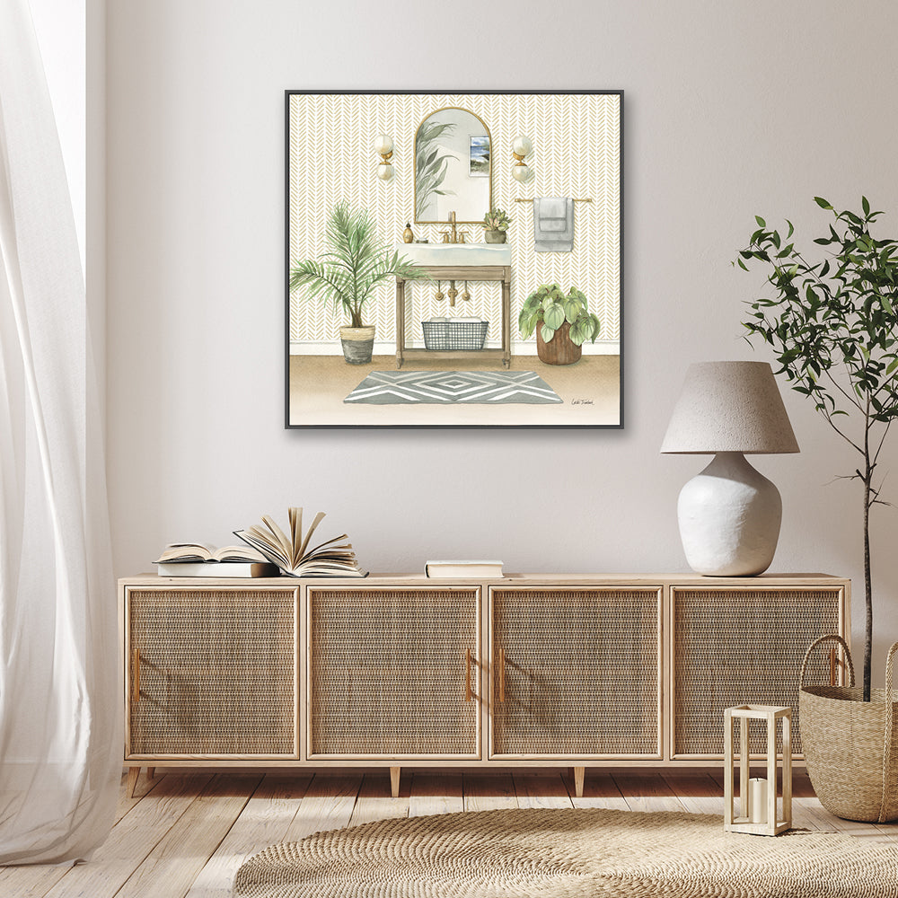 wall-art-print-canvas-poster-framed-Serene Bath I , By Leslie Trimbach-2