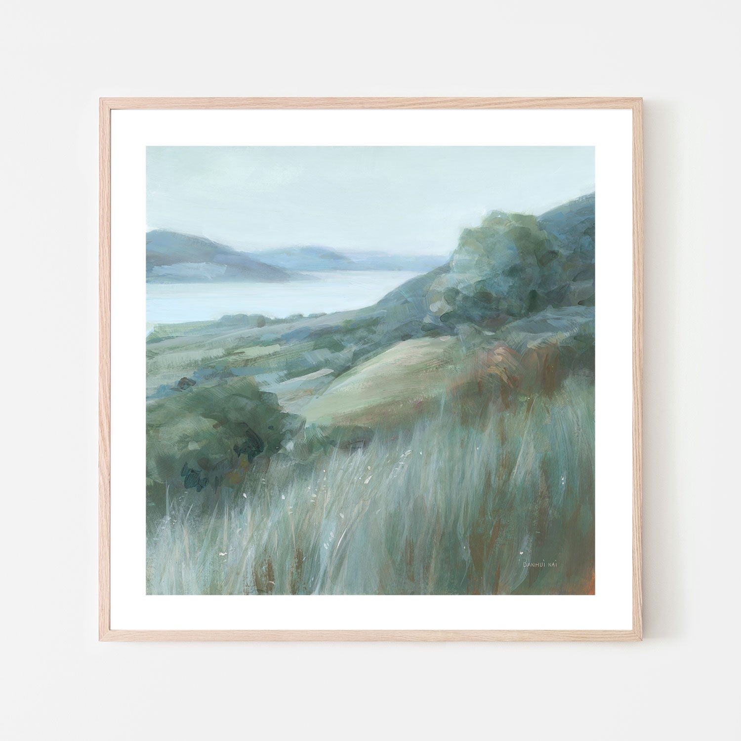 wall-art-print-canvas-poster-framed-Serene Landscape, Style B , By Danhui Nai-GIOIA-WALL-ART