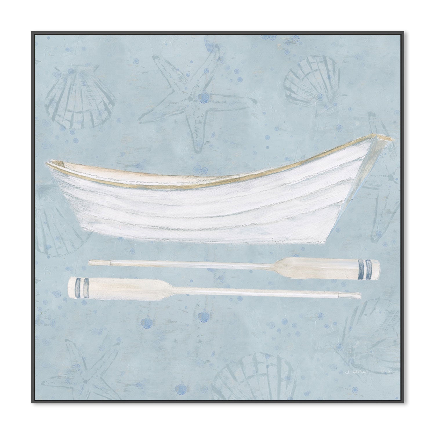 wall-art-print-canvas-poster-framed-Serene Seaside, Style A-by-James Wiens-Gioia Wall Art